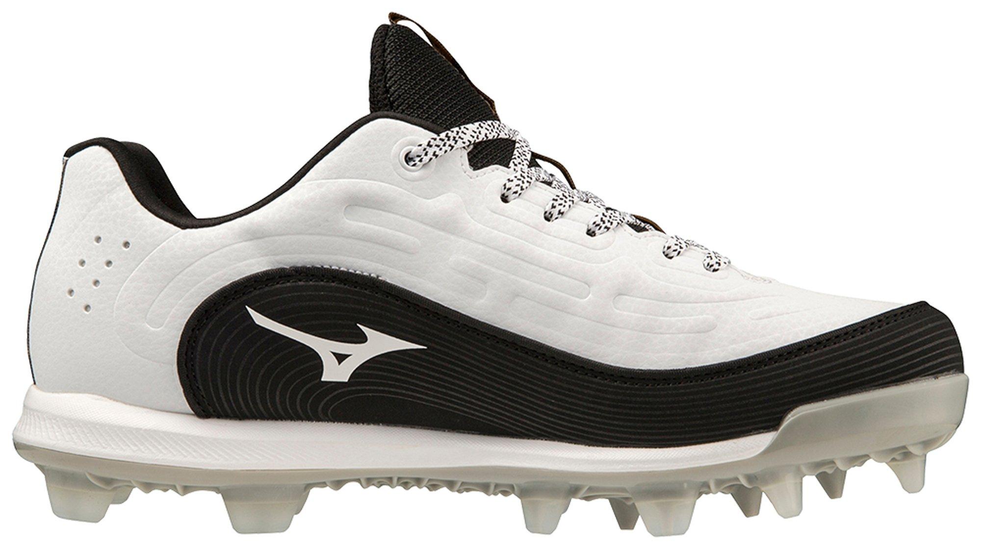 Mizuno Finch Elite 6 Low TPU Softball Cleats 11 White