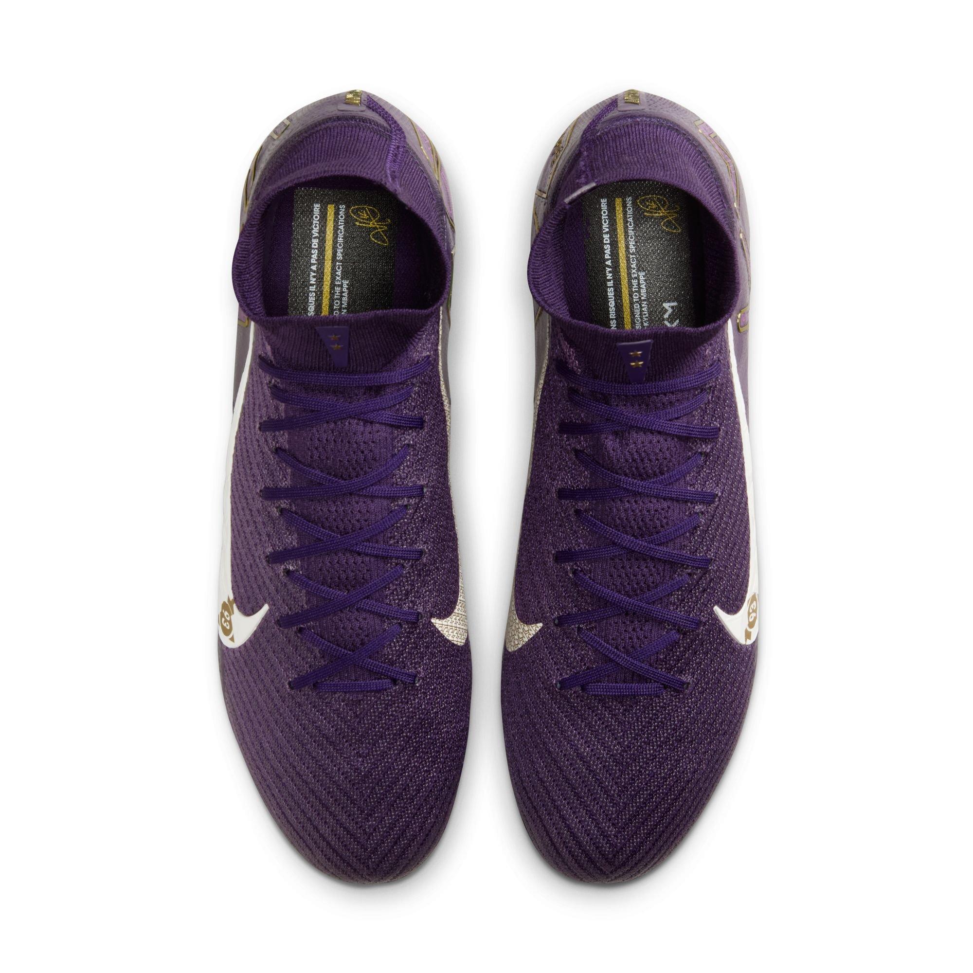 Men's Zoom Mercurial Superfly 10 Elite Kylian Mbapp&eacute; Firm Ground High-Top Soccer Cleats