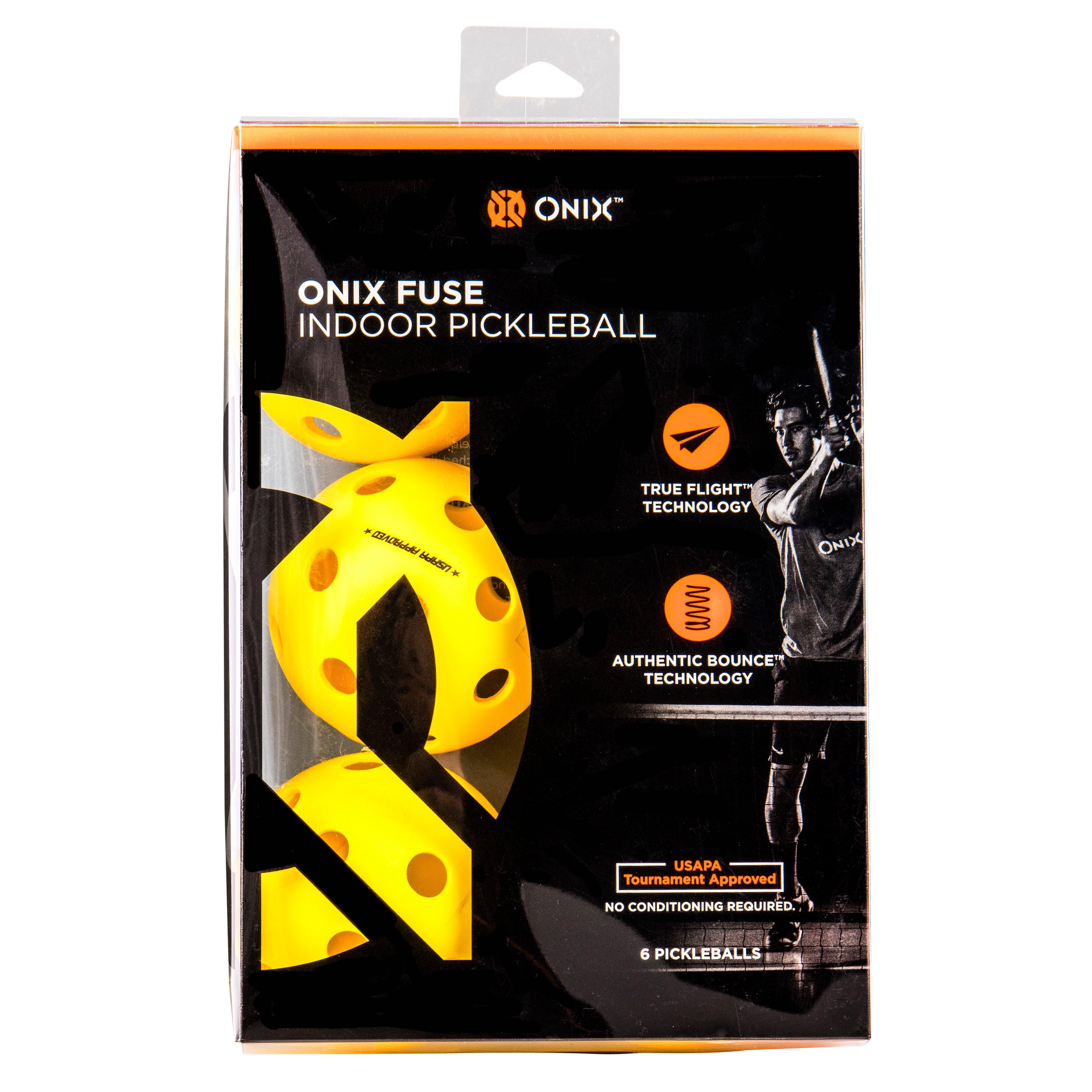 Fuse Indoor Pickleball Balls, 6-Pack