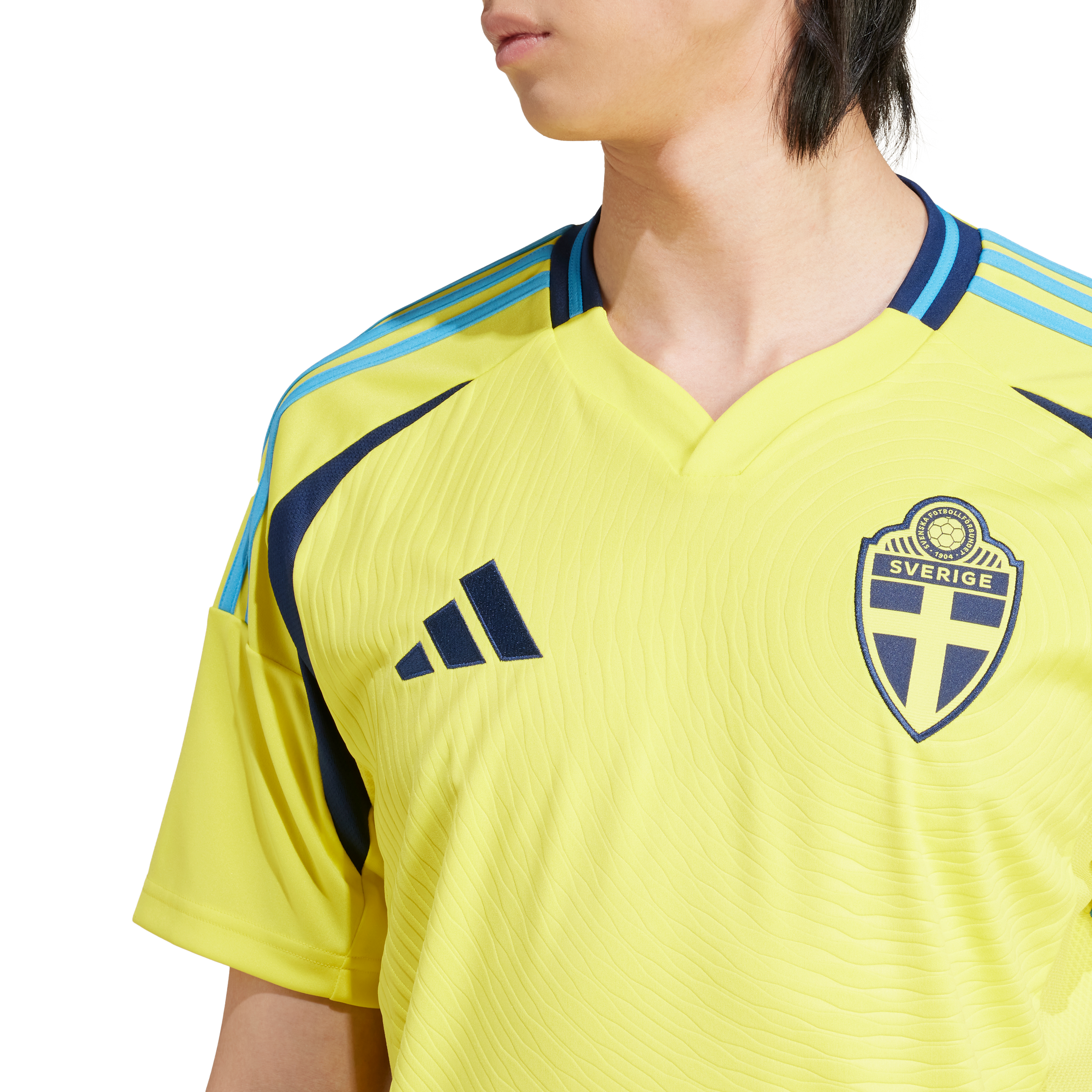 Men's Sweden Euro 2024 Federation Home Soccer Jersey