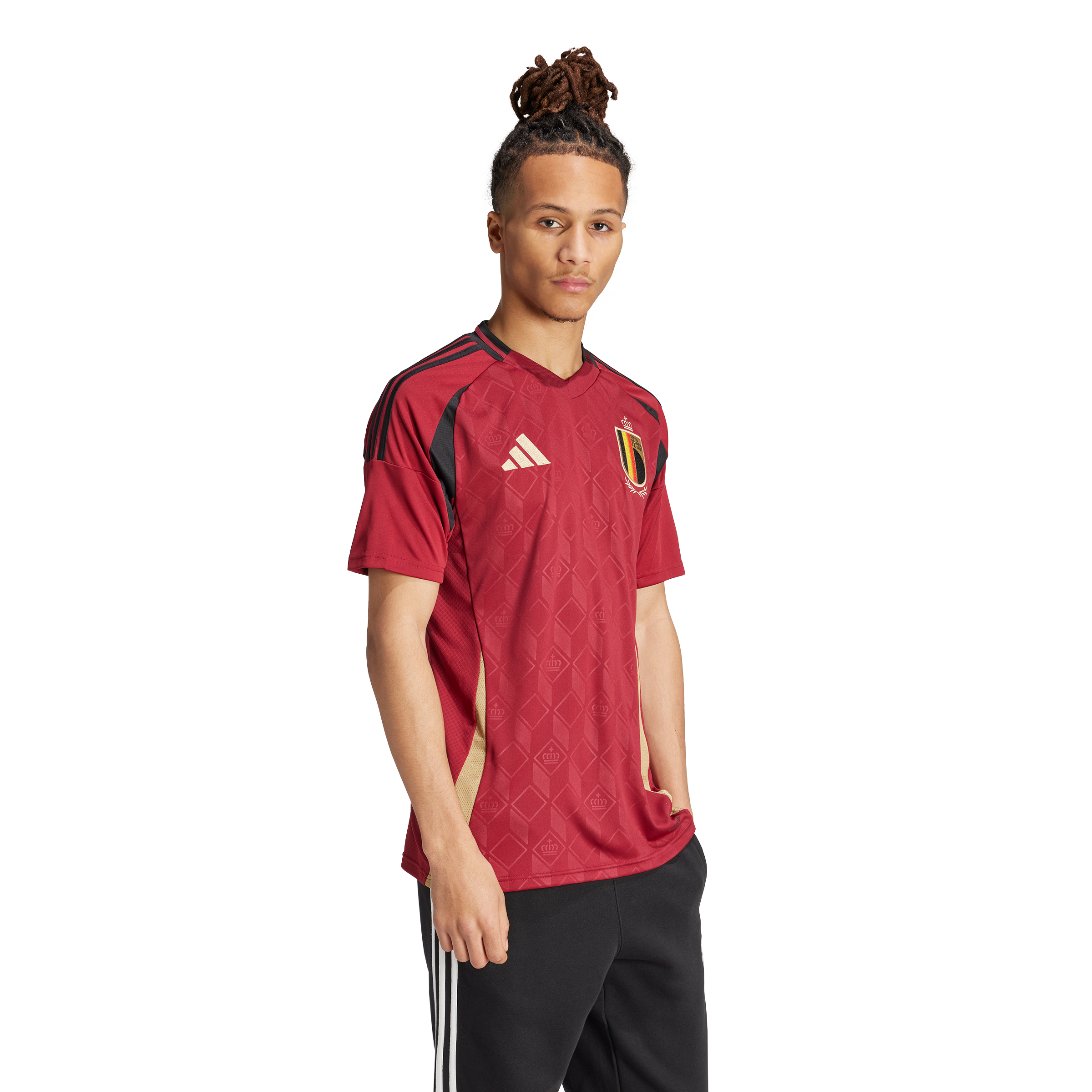 Men's Belgium Euro 2024 Federation Home Soccer Jersey