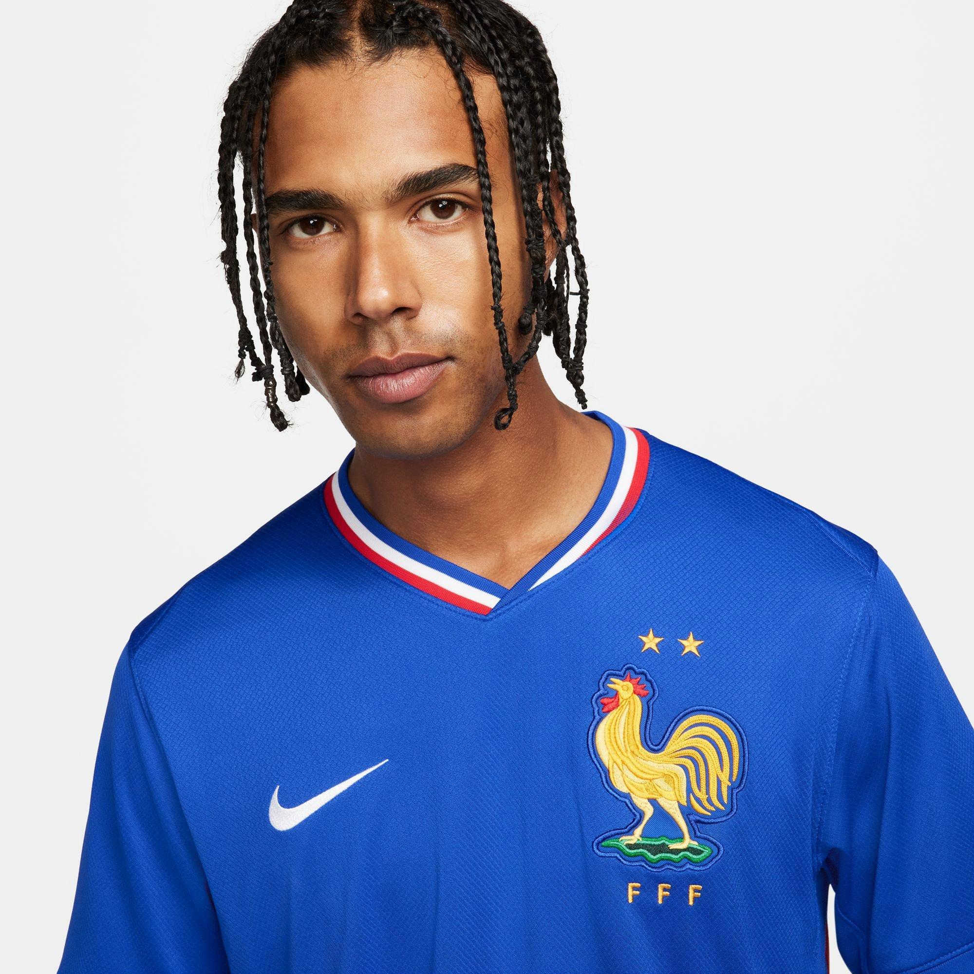 Men's France Euro 2024 Stadium SS Home Soccer Jersey