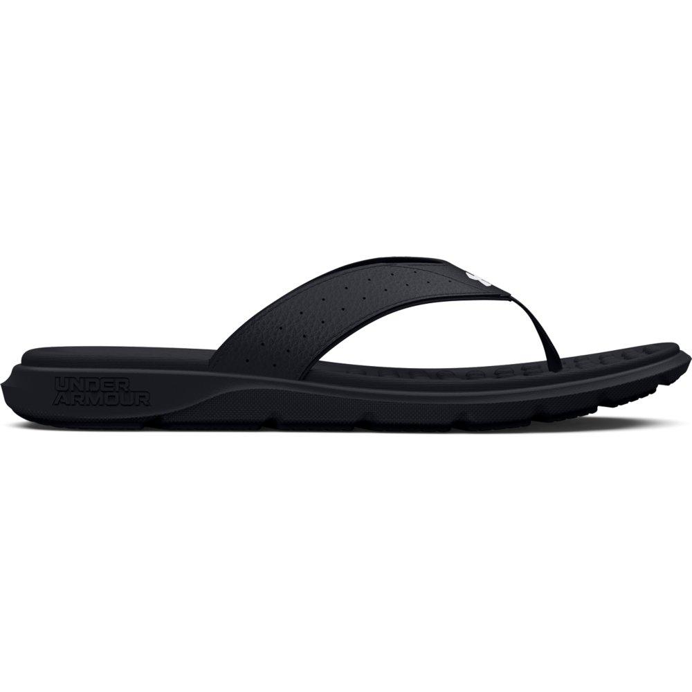 Under armour white outlet flip flops