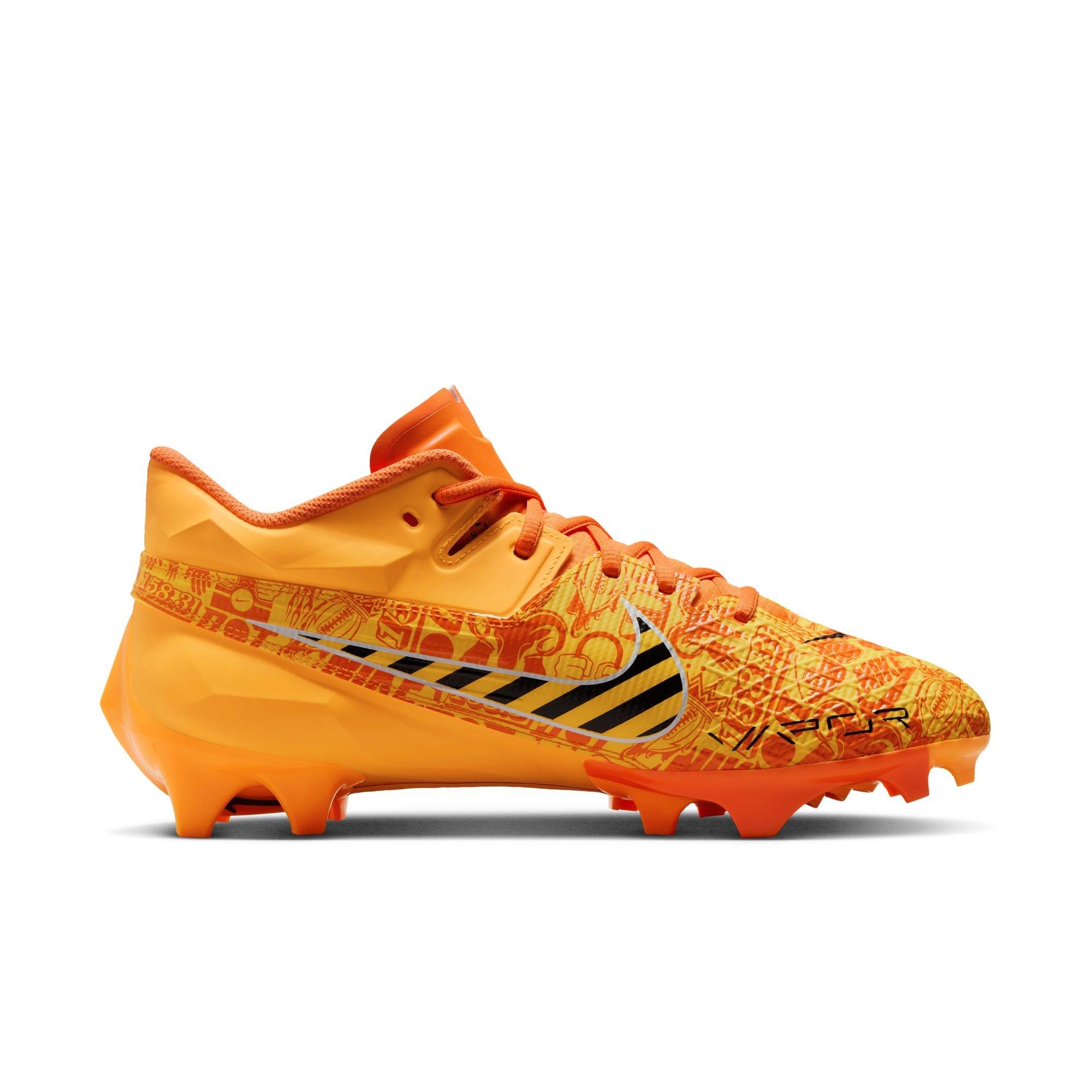 Purple and yellow football cleats best sale