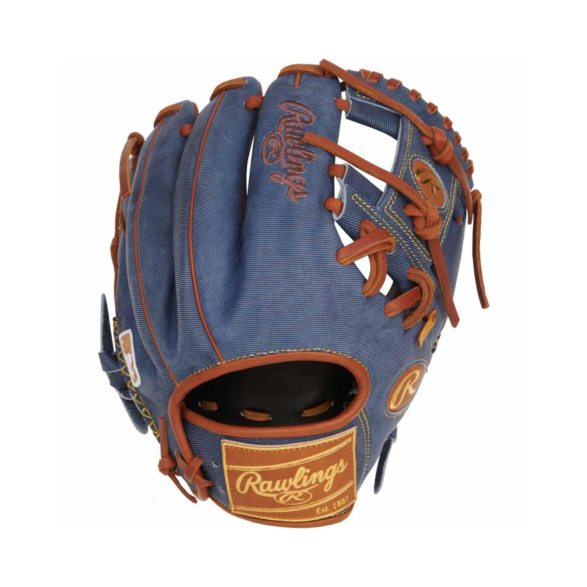 Rawlings navy blue baseball glove deals