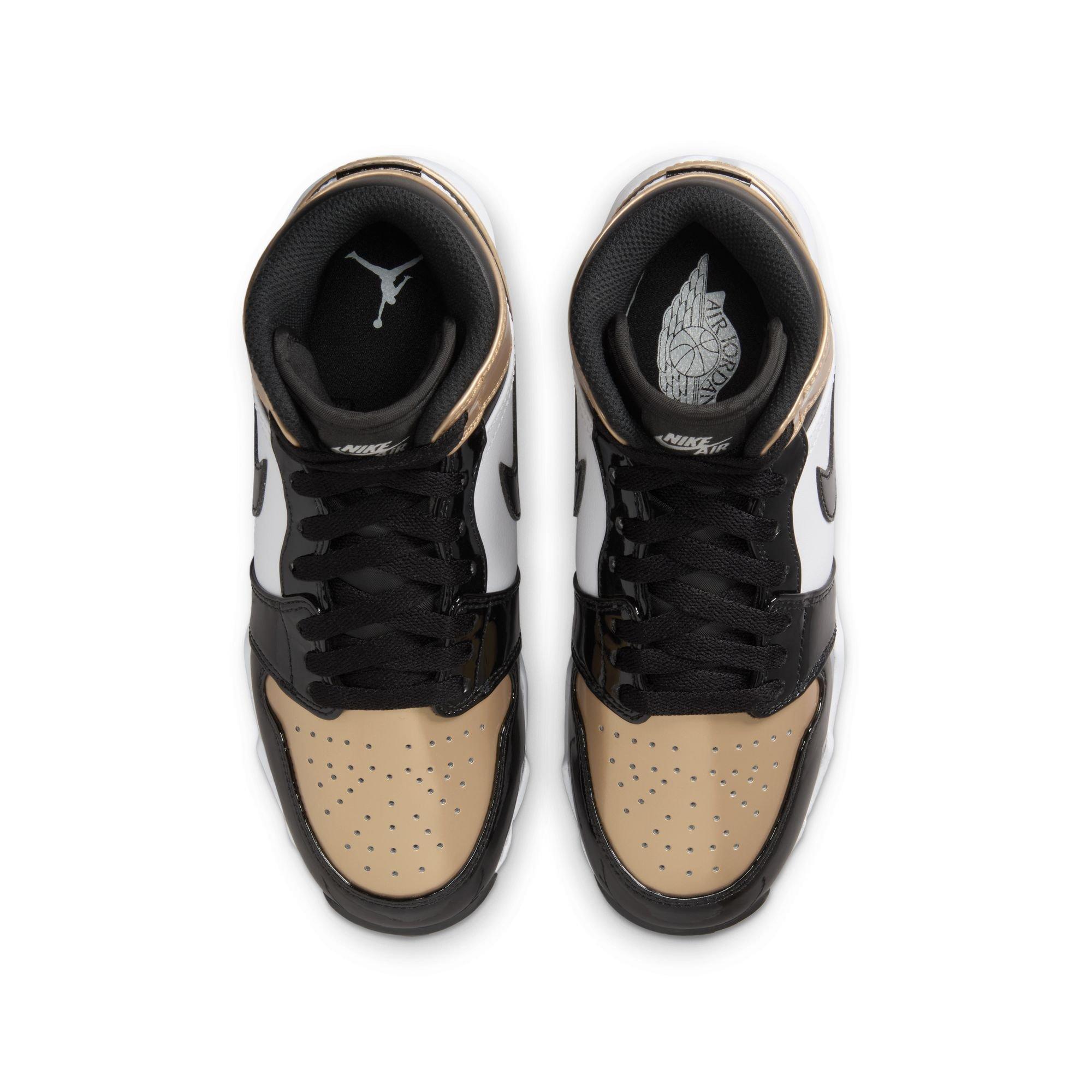 Kids' Grade School Jordan 1 Mid Football Cleats