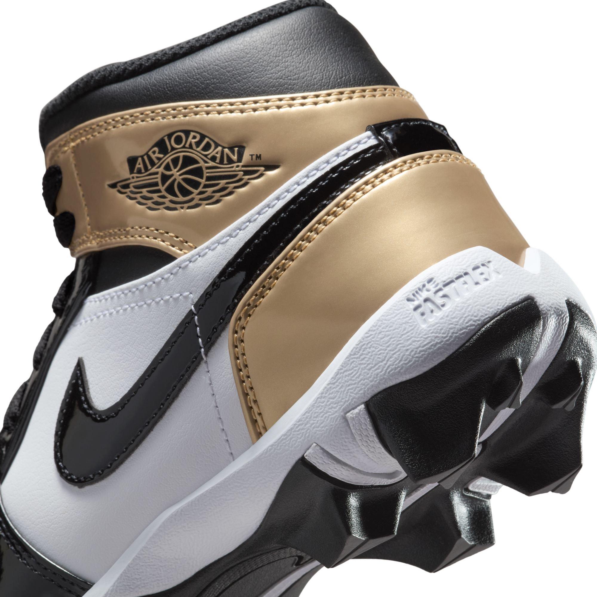 Kids' Grade School Jordan 1 Mid Football Cleats