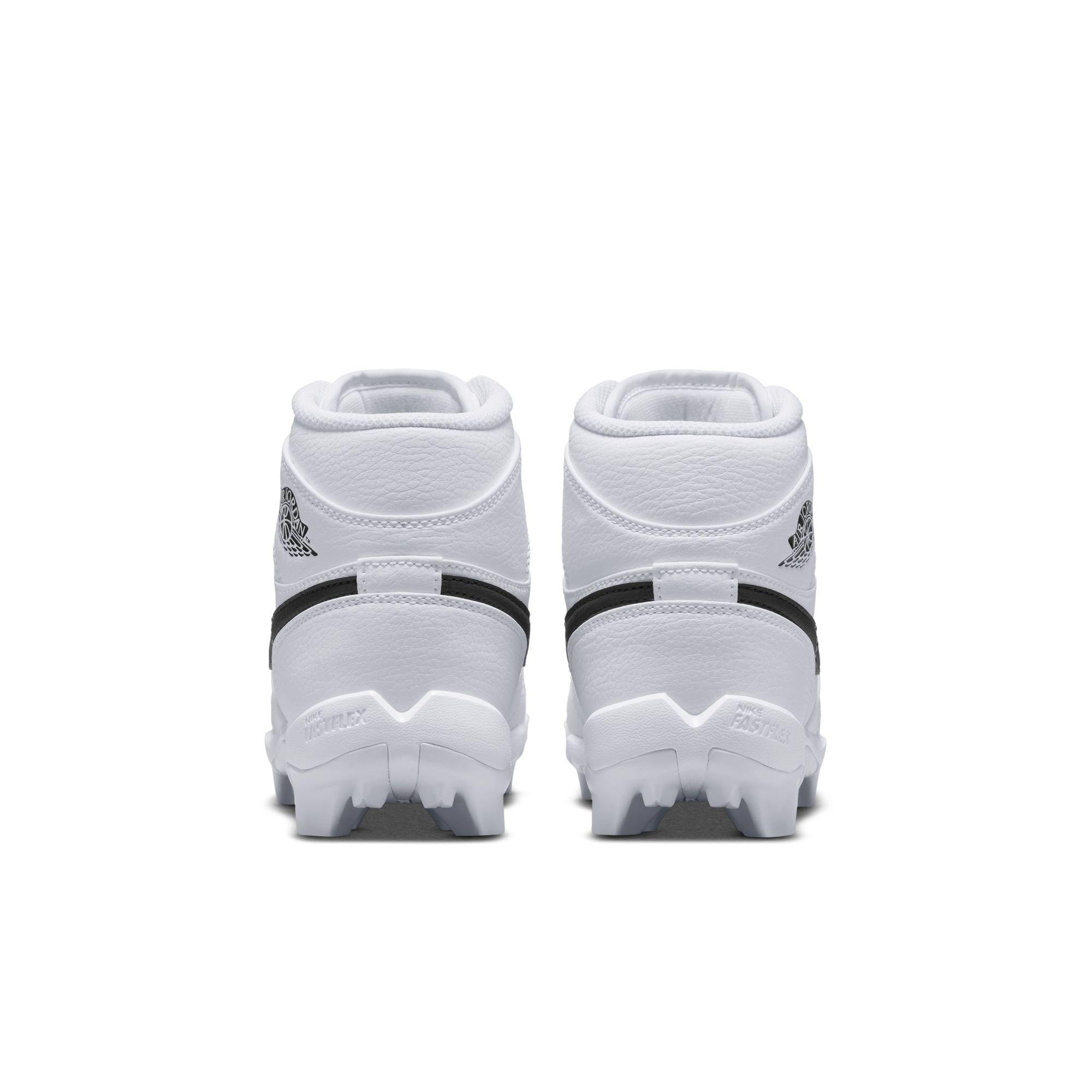 Kids' Grade School Jordan 1 Mid Football Cleats