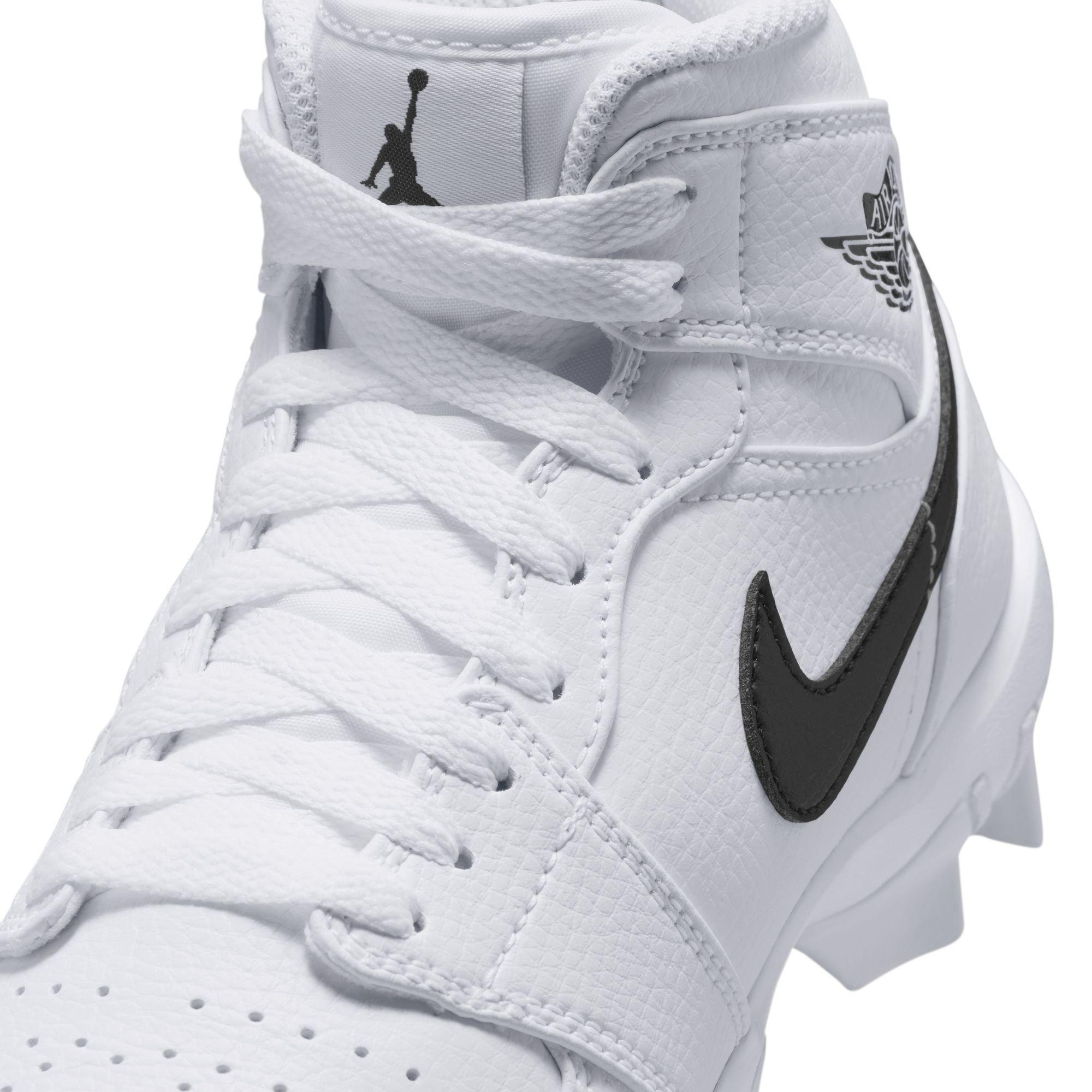 Kids' Grade School Jordan 1 Mid Football Cleats