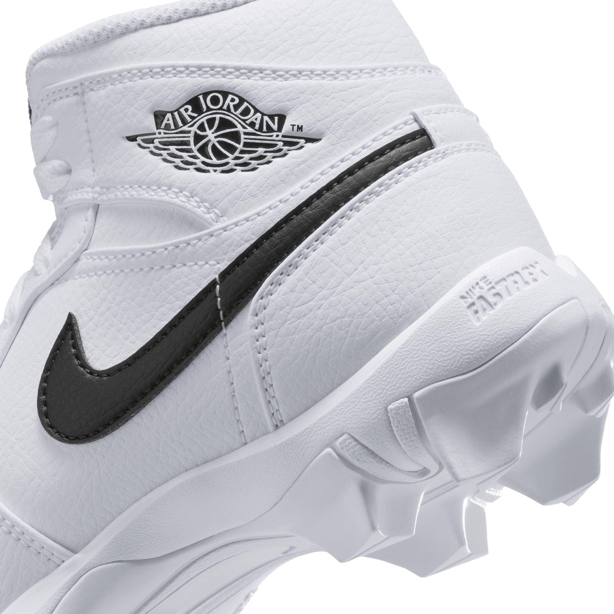 Kids' Grade School Jordan 1 Mid Football Cleats