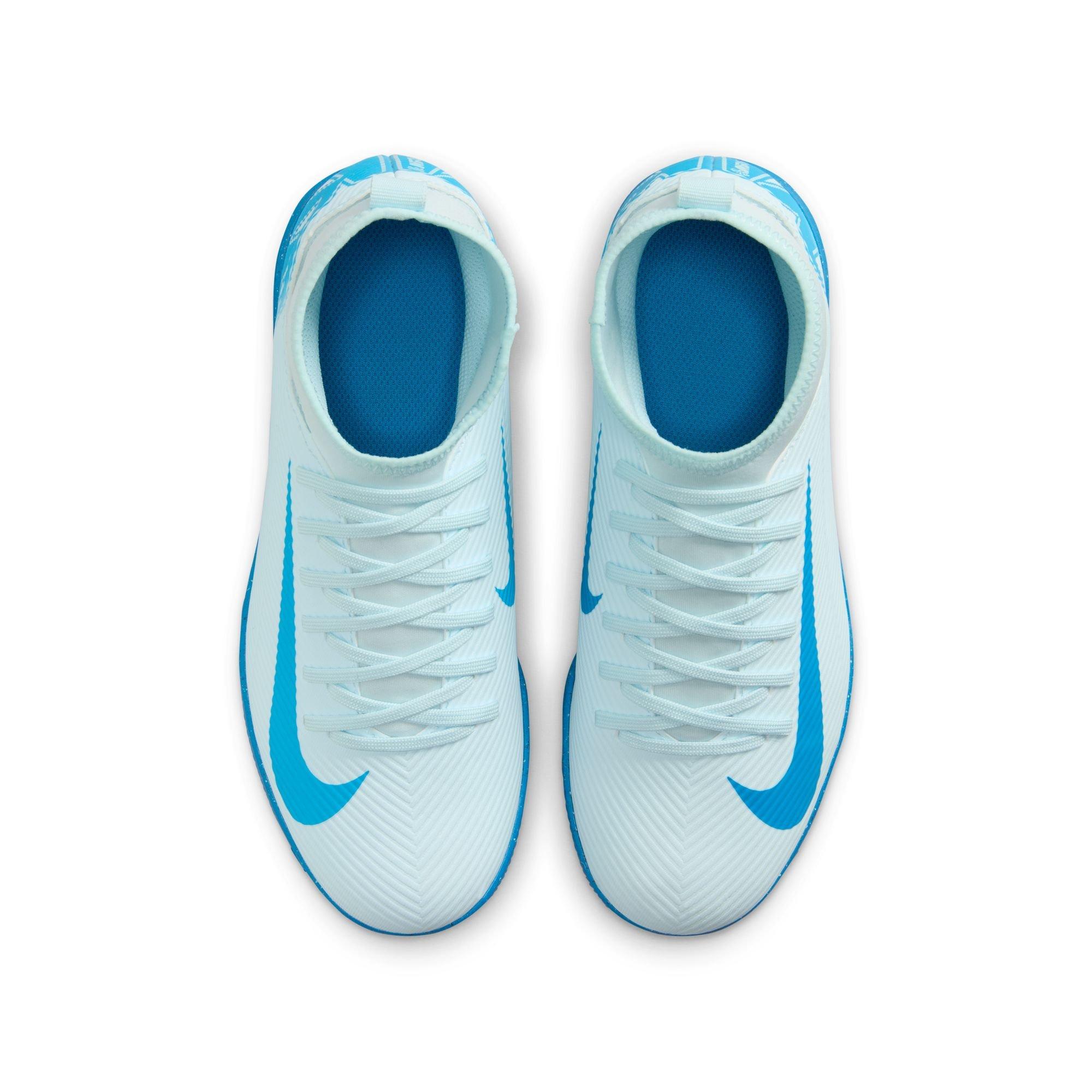 Kids' Jr. Mercurial Superfly 10 Club Indoor High-Top Soccer Shoes