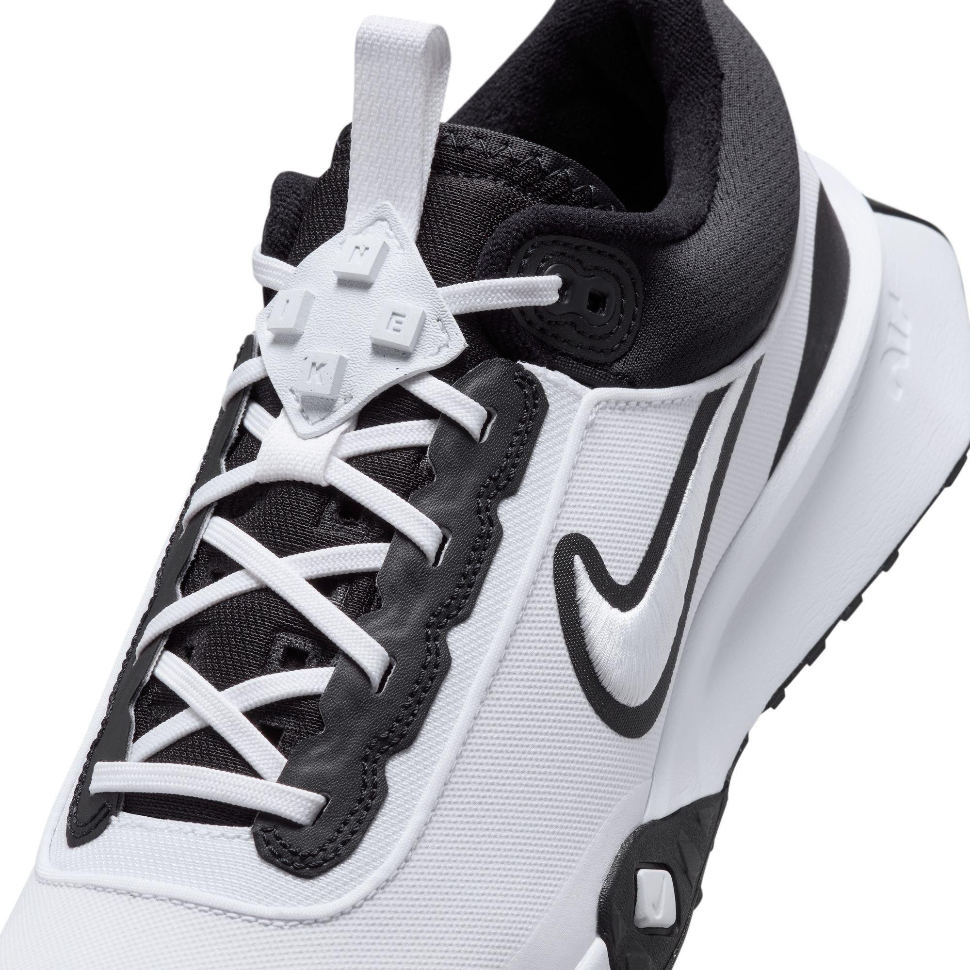 Nike Men s Air Diamond Varsity Turf Baseball Shoes in White Black Size 9.5