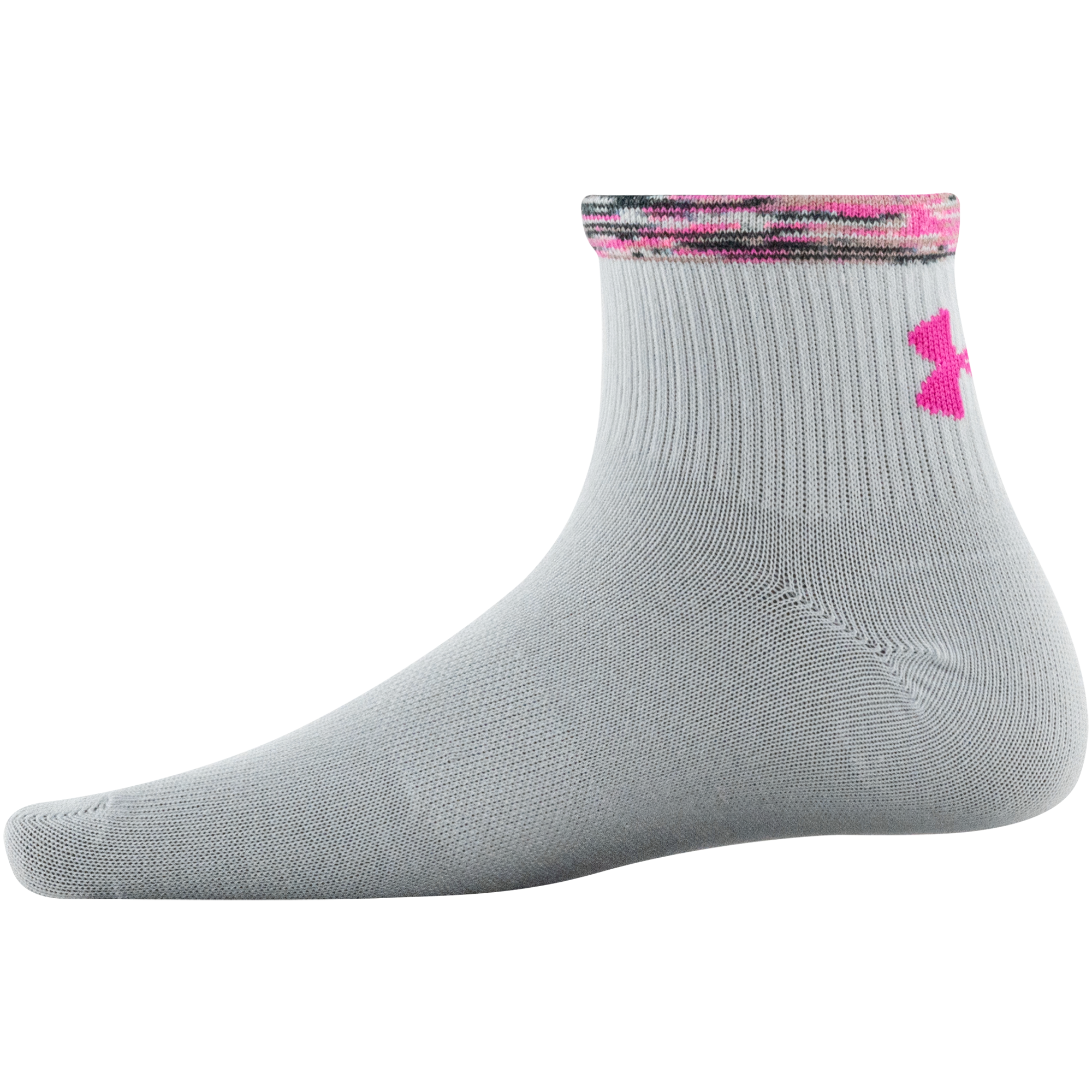 Girls' Essential Quarter Socks 6pk