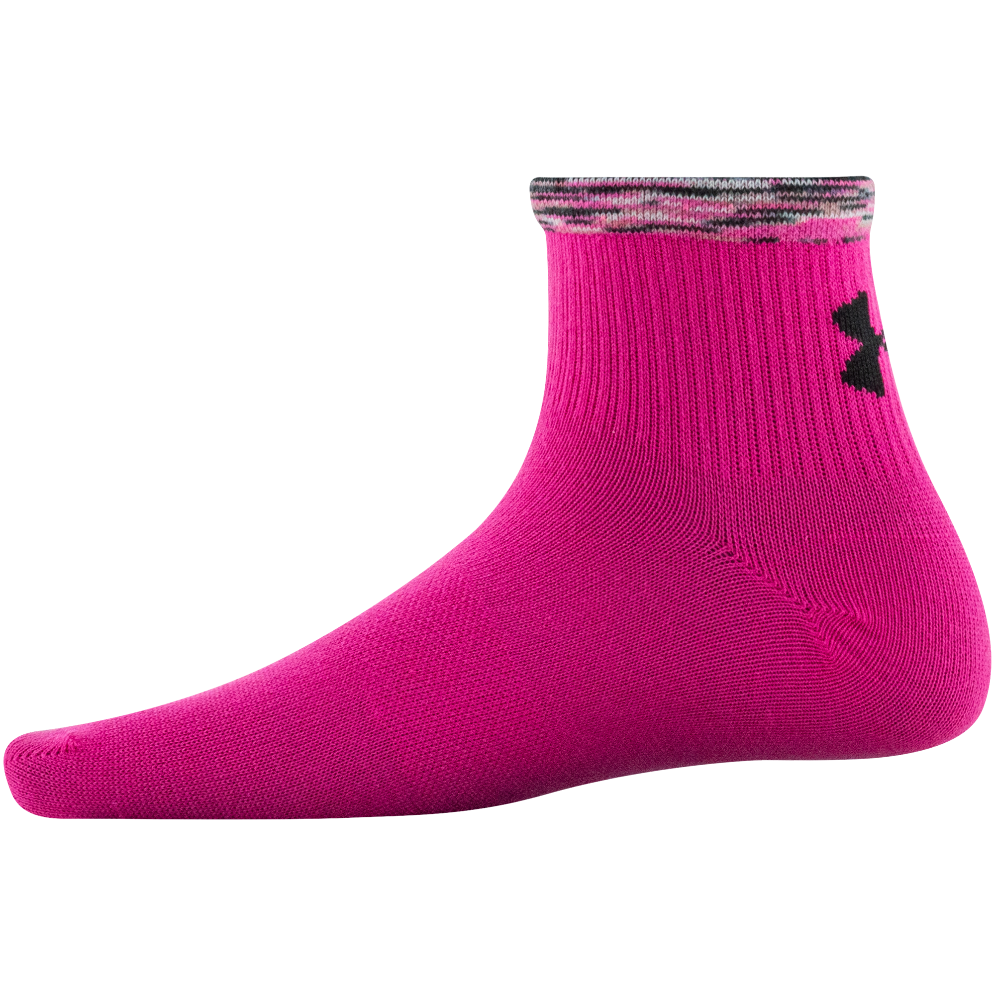 Girls' Essential Quarter Socks 6pk