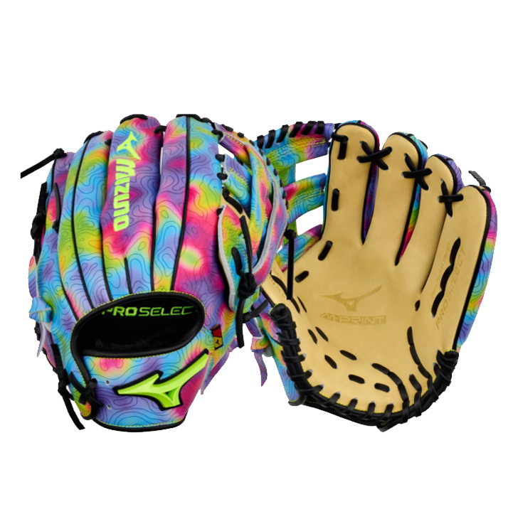 Pro Select "Dreamy" M-Print Fielding Glove, Right Hand Throw