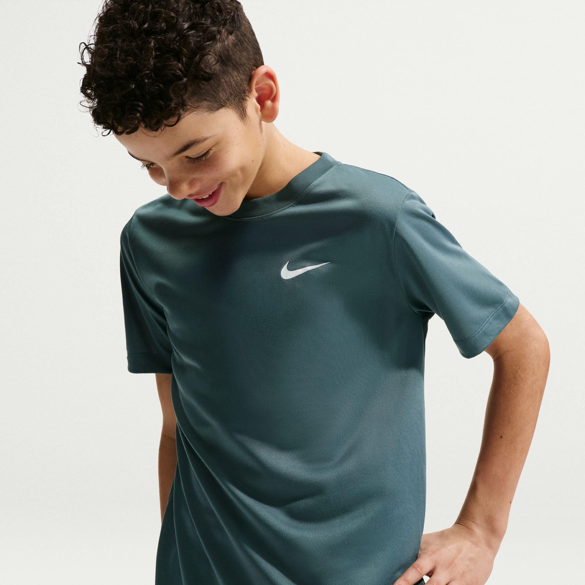 Boys' Dri-FIT Legend Swoosh Short Sleeve T-Shirt