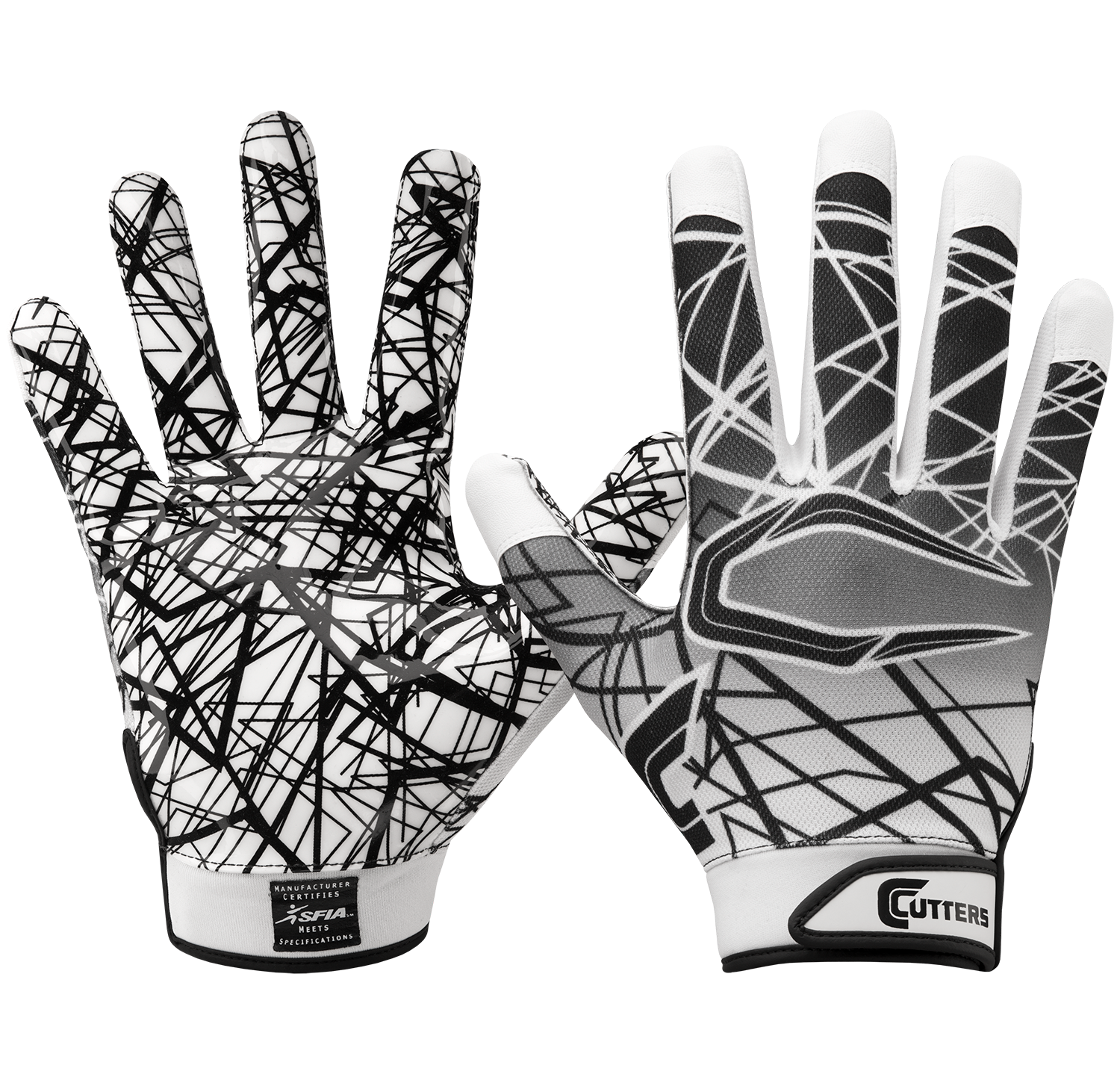Youth Game Day Receiver Football Gloves