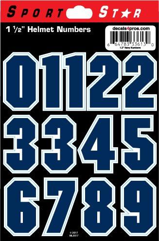 Number Decals