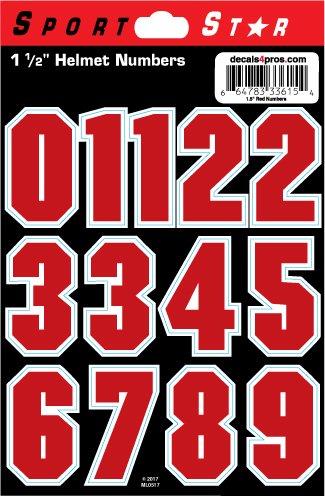 Number Decals
