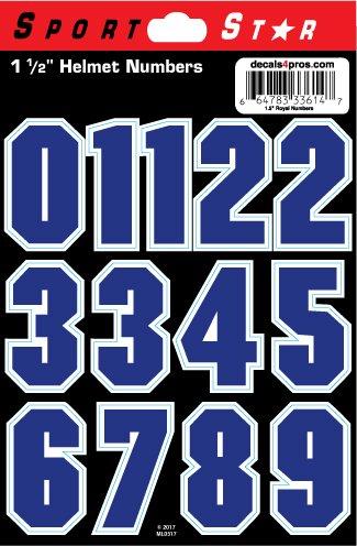 Number Decals