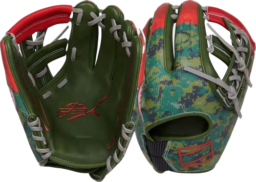 REV1X REV205-32MGS 11.75" Limited Edition Fighter Jet Baseball Fielding Glove, Right Hand Throw