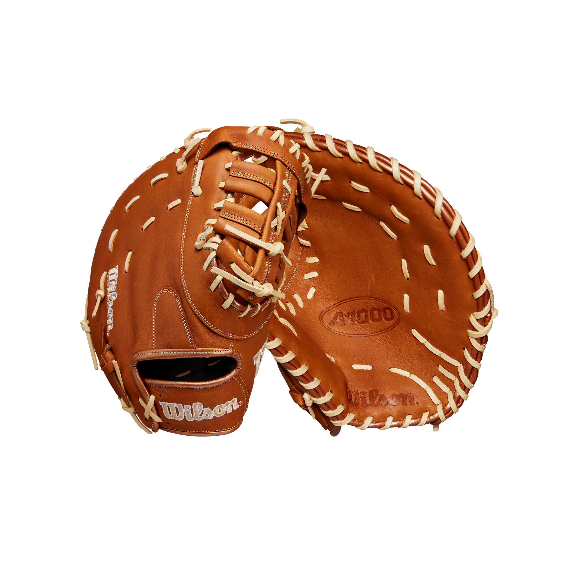 A1000 1620 12.5" Single Post Web 1B Baseball Mitt, Left Hand Throw