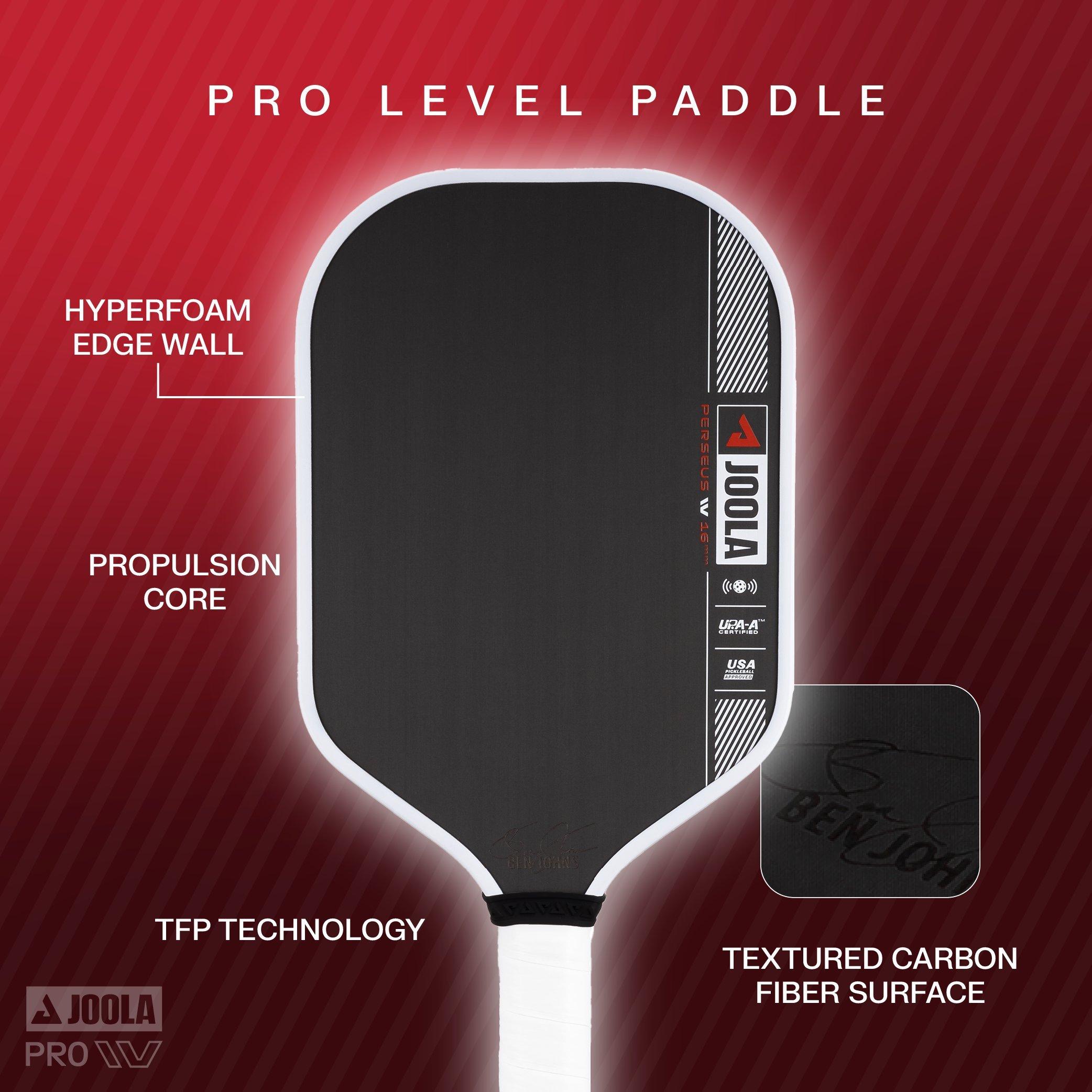 Ben Johns Perseus Pro IV Duel USAP/UPA Pickleball Paddle, 16mm