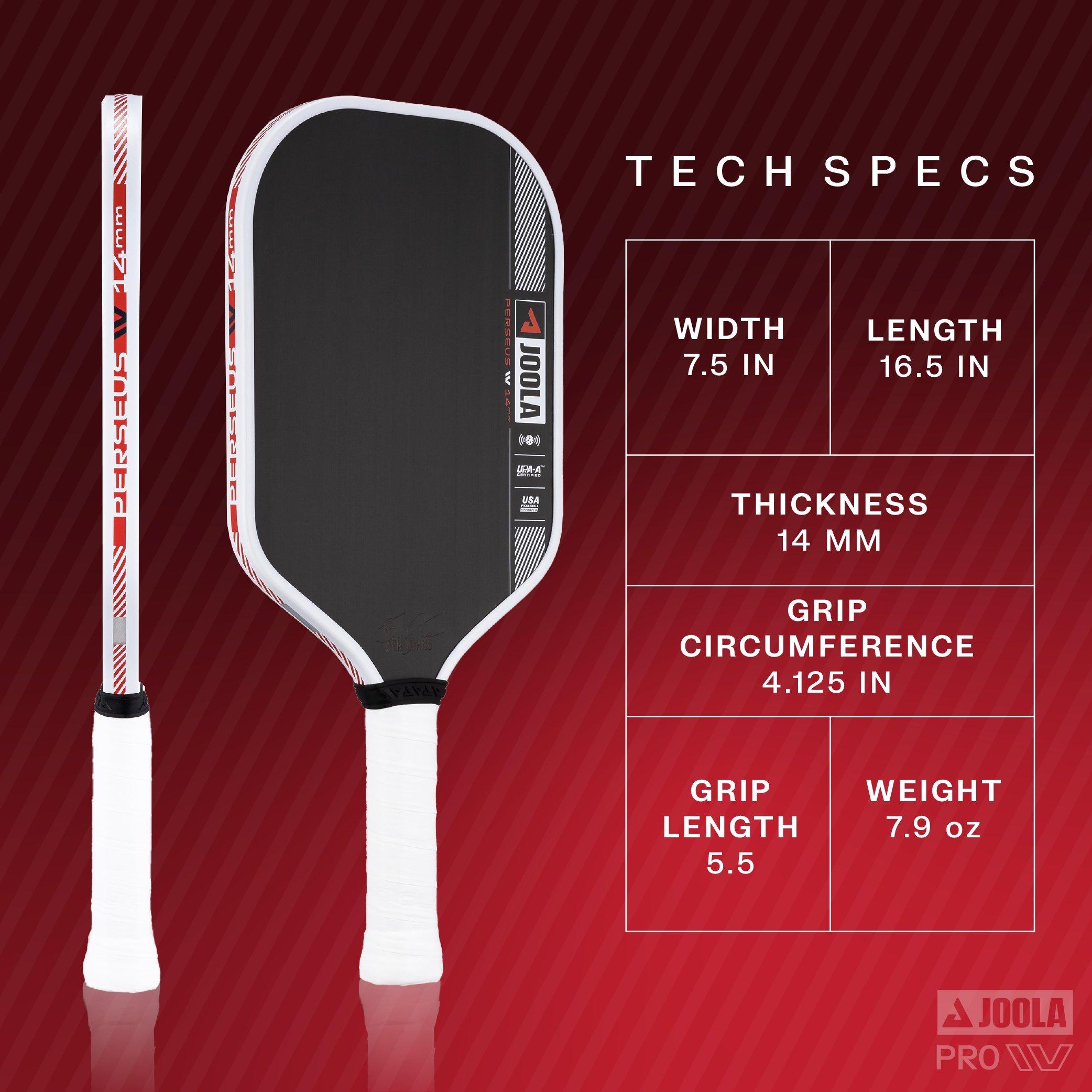 Ben Johns Perseus Pro IV Duel Pickleball USAP/UPA Paddle, 14mm