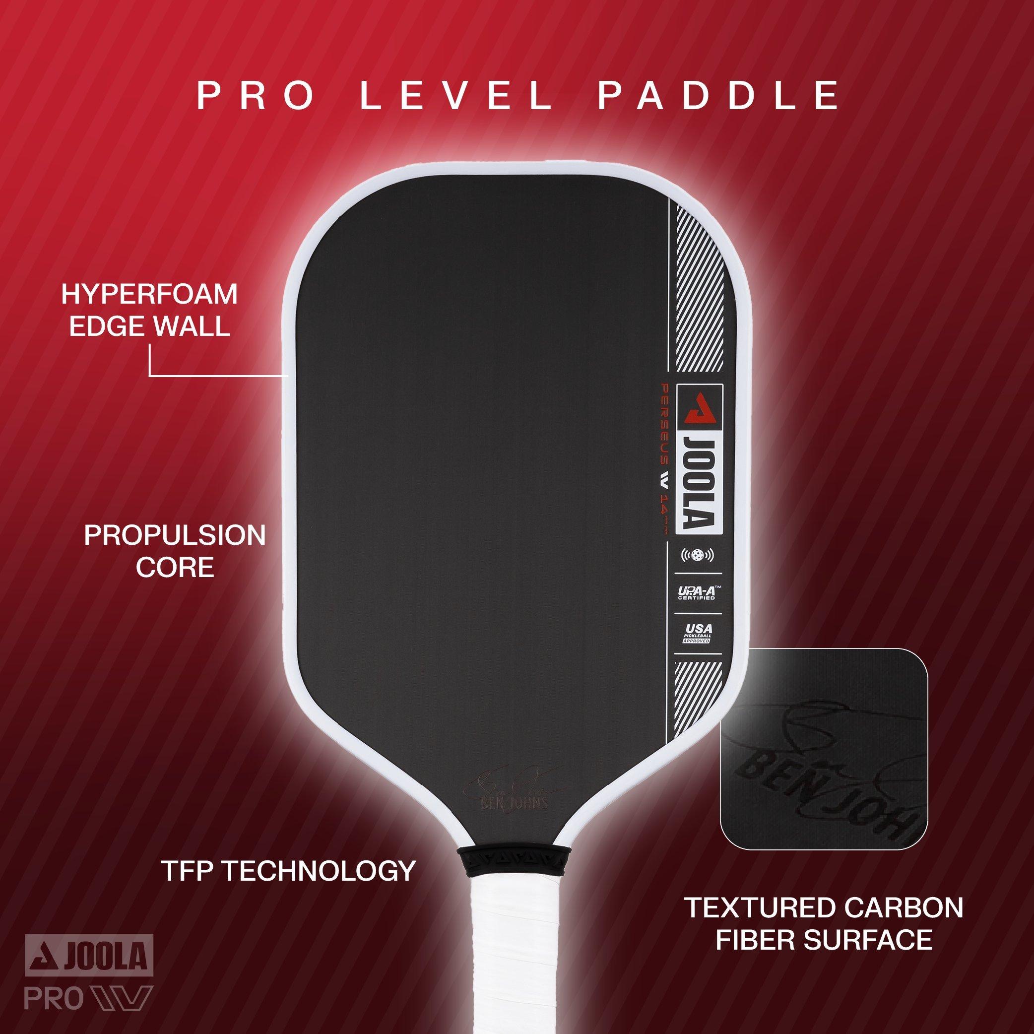 Ben Johns Perseus Pro IV Duel Pickleball USAP/UPA Paddle, 14mm