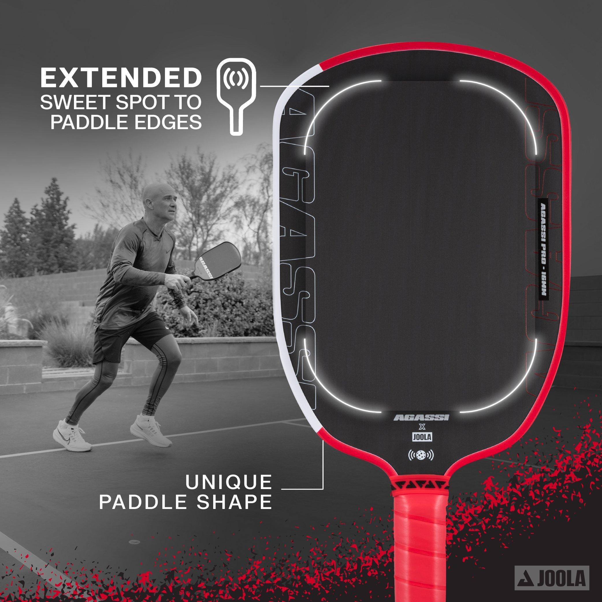 Andre Agassi Pro Pickleball USAP/UPA Paddle, 16mm