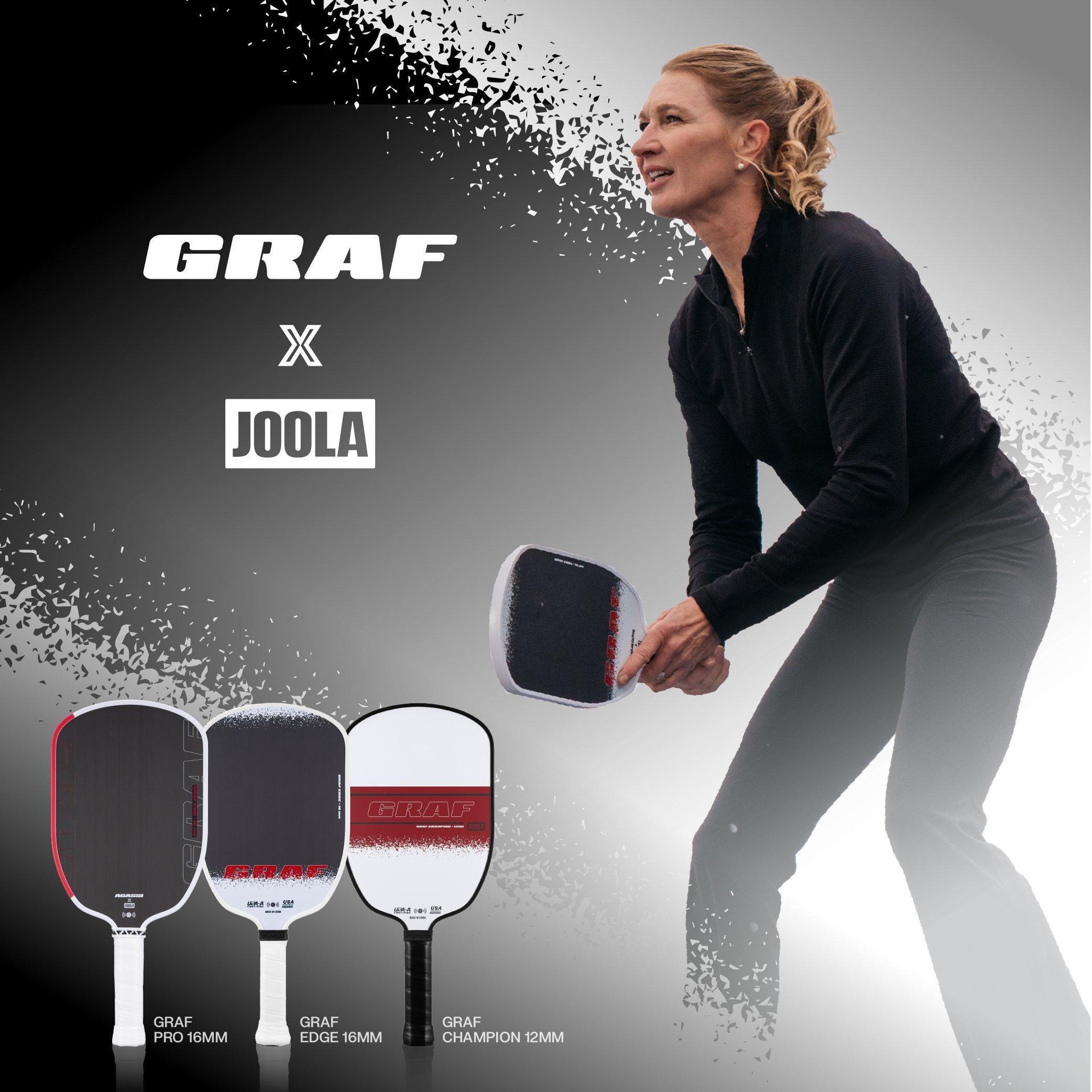 Steffi Graf Pro USAP/UPA Pickleball Paddle, 16mm