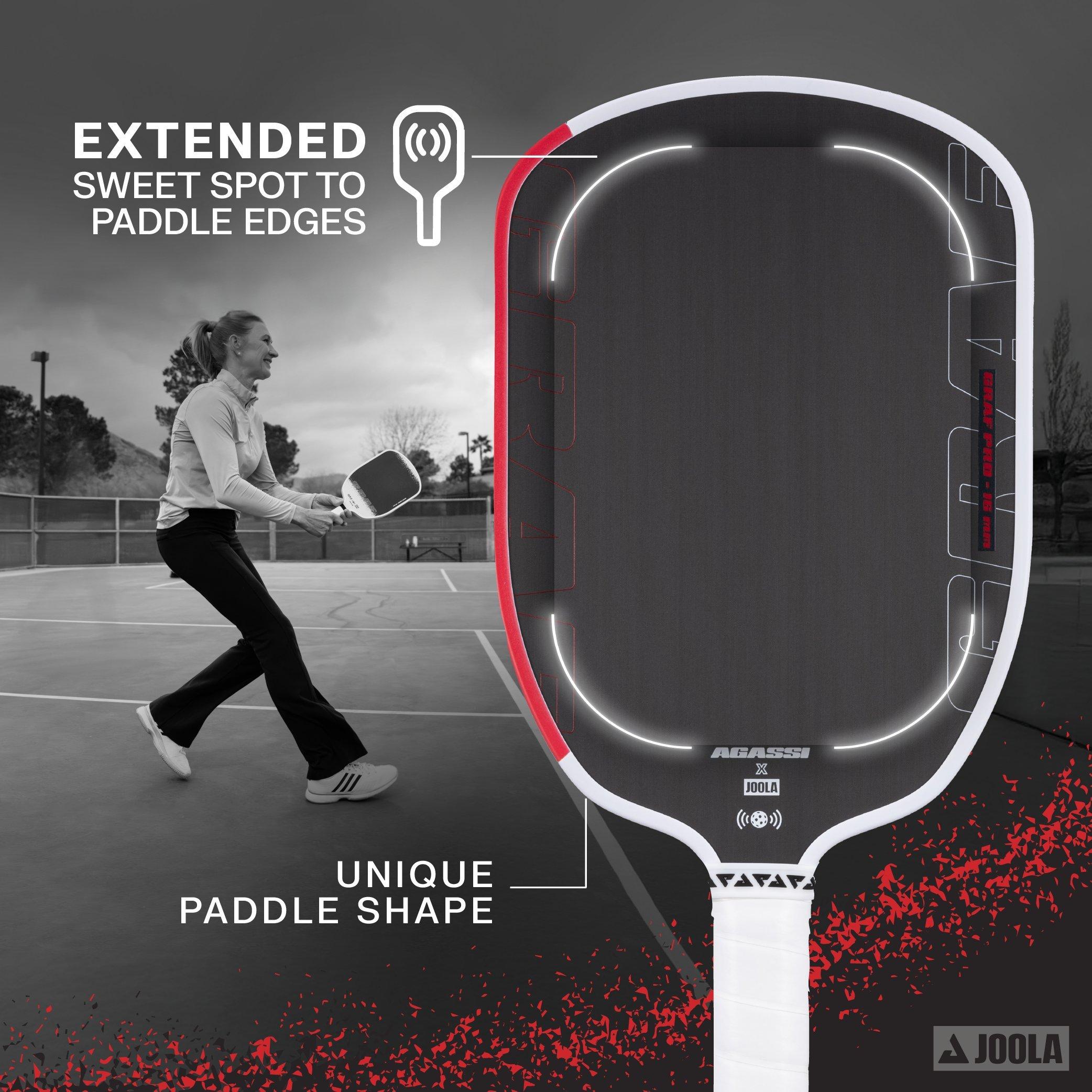 Steffi Graf Pro USAP/UPA Pickleball Paddle, 16mm