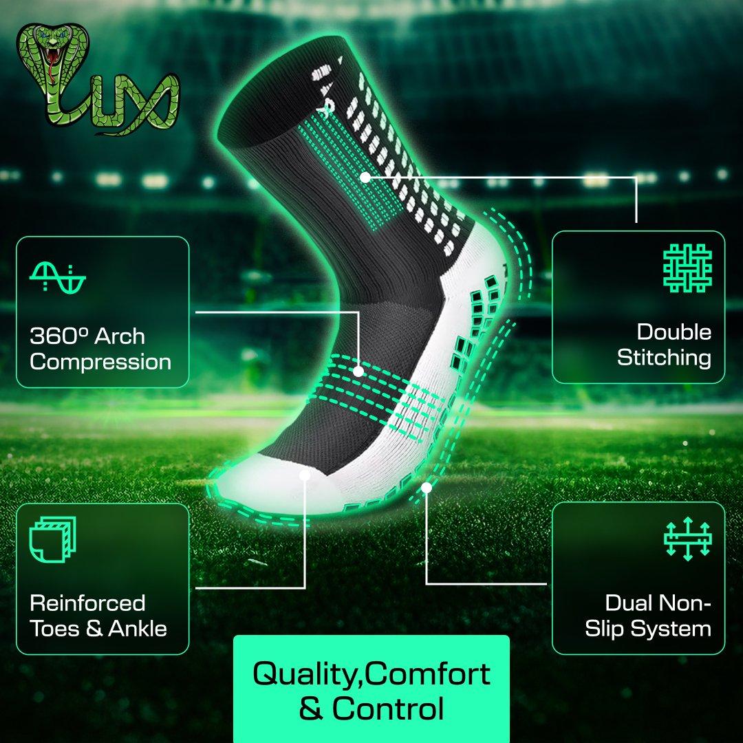 Anti-Slip Calf Soccer Socks