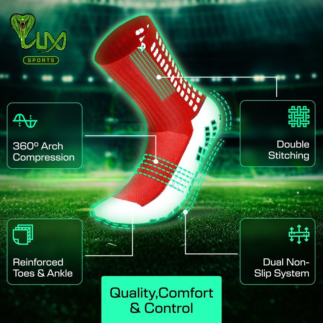 Anti-Slip Calf Soccer Socks