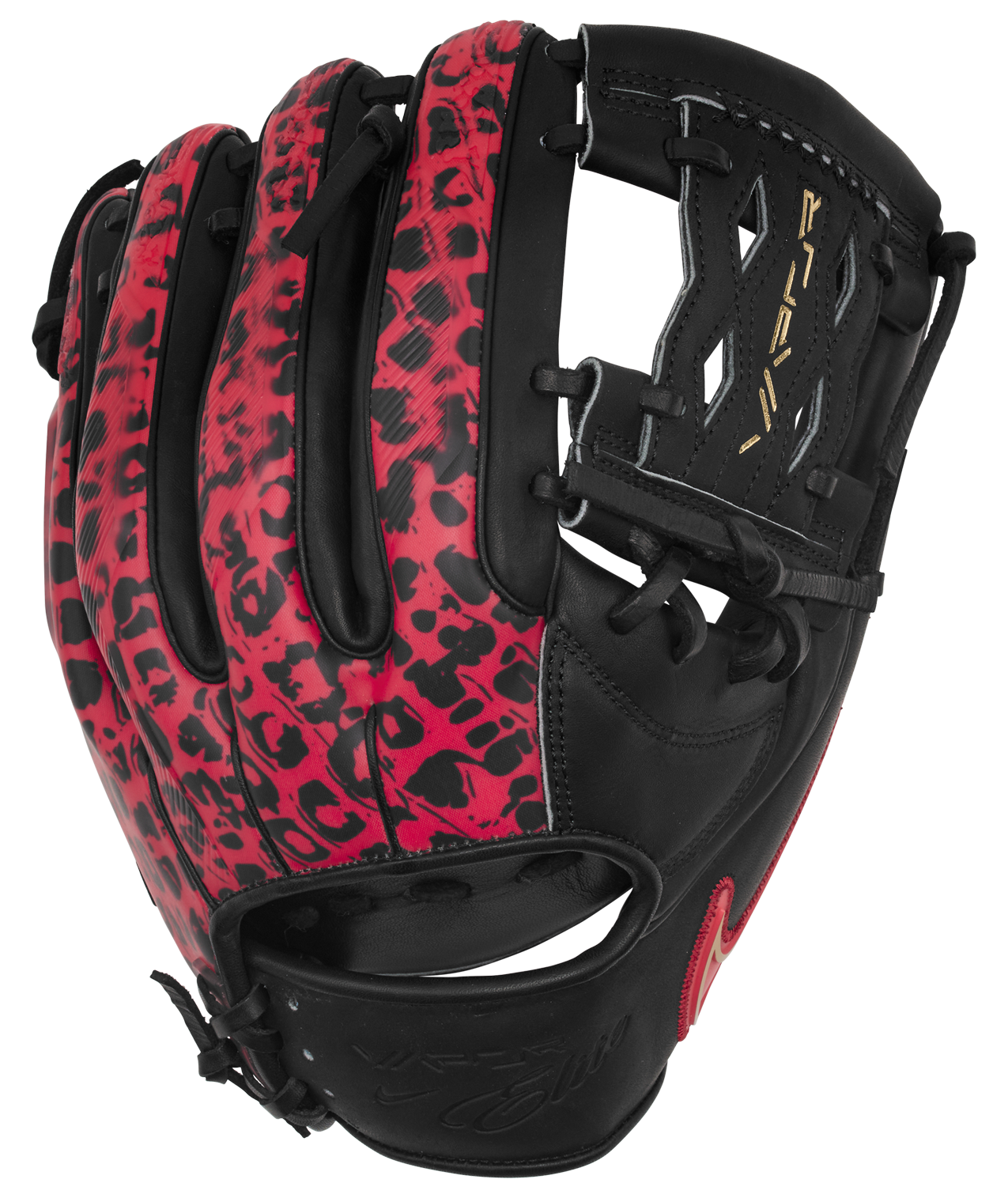 Black/Bright Crimson