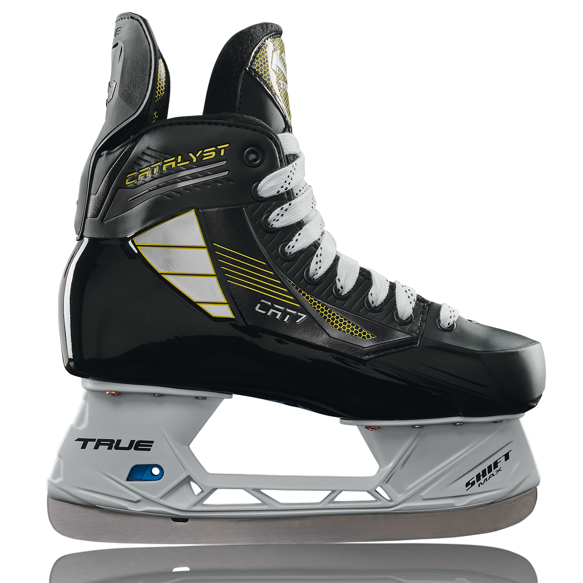 Botas - Draft 281 - Men's Ice Hockey Skates | Made in Europe (czech Republic) | Color: Black, Size adult 7.5