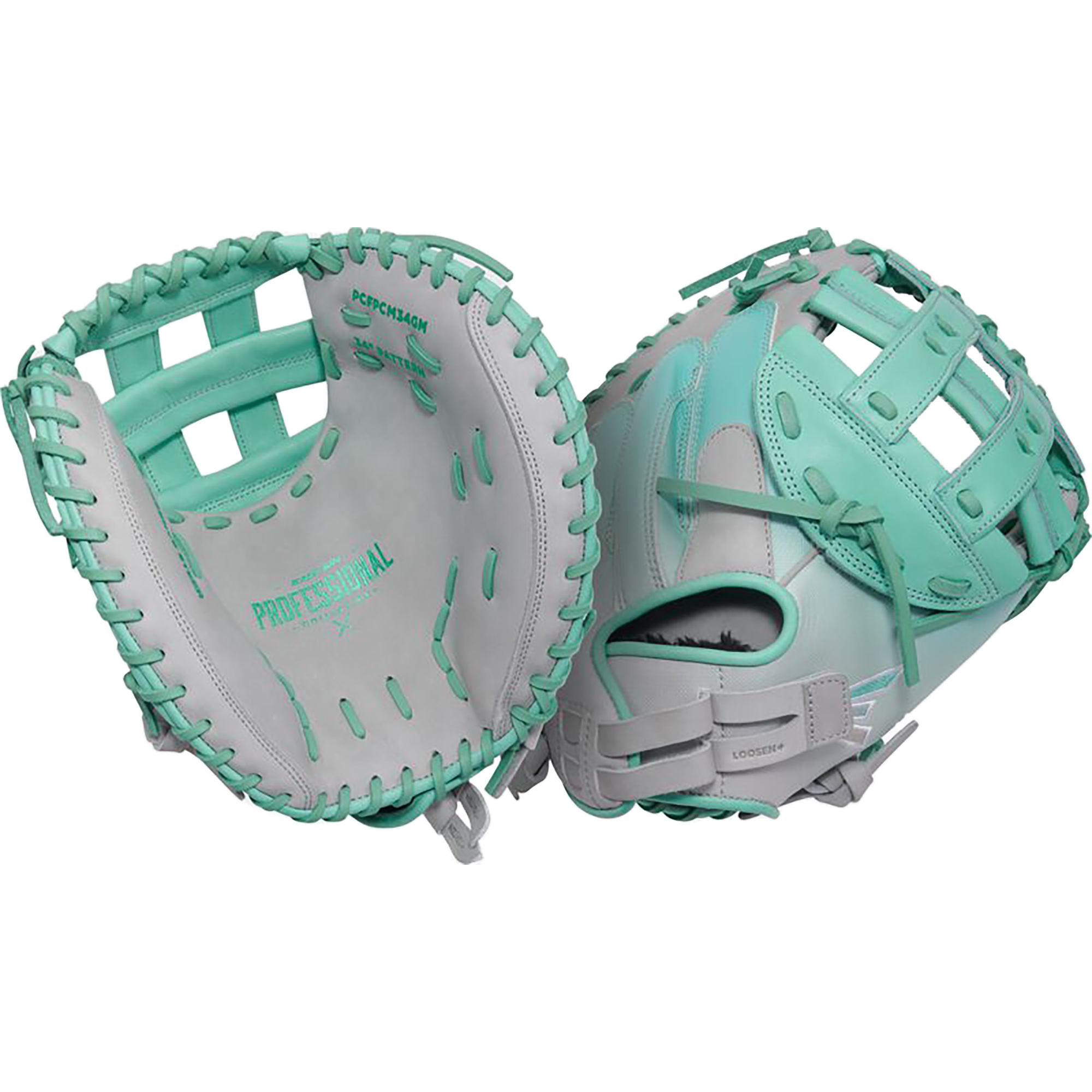 Professional Collection Colour Splash PCFPCM34GM 34" Fastpitch Catchers Mitt, Right Hand Throw