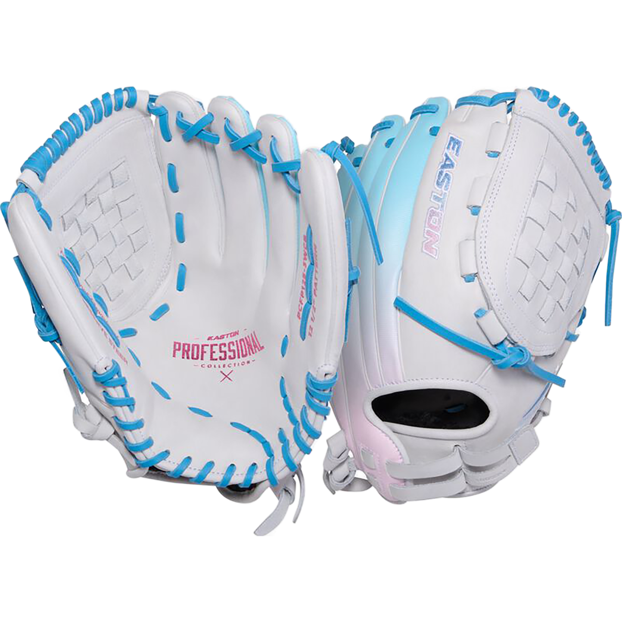 Professional Collection Colour Splash PCFP125-3WCBP 12.5" Fastpitch Glove, Left Hand Throw