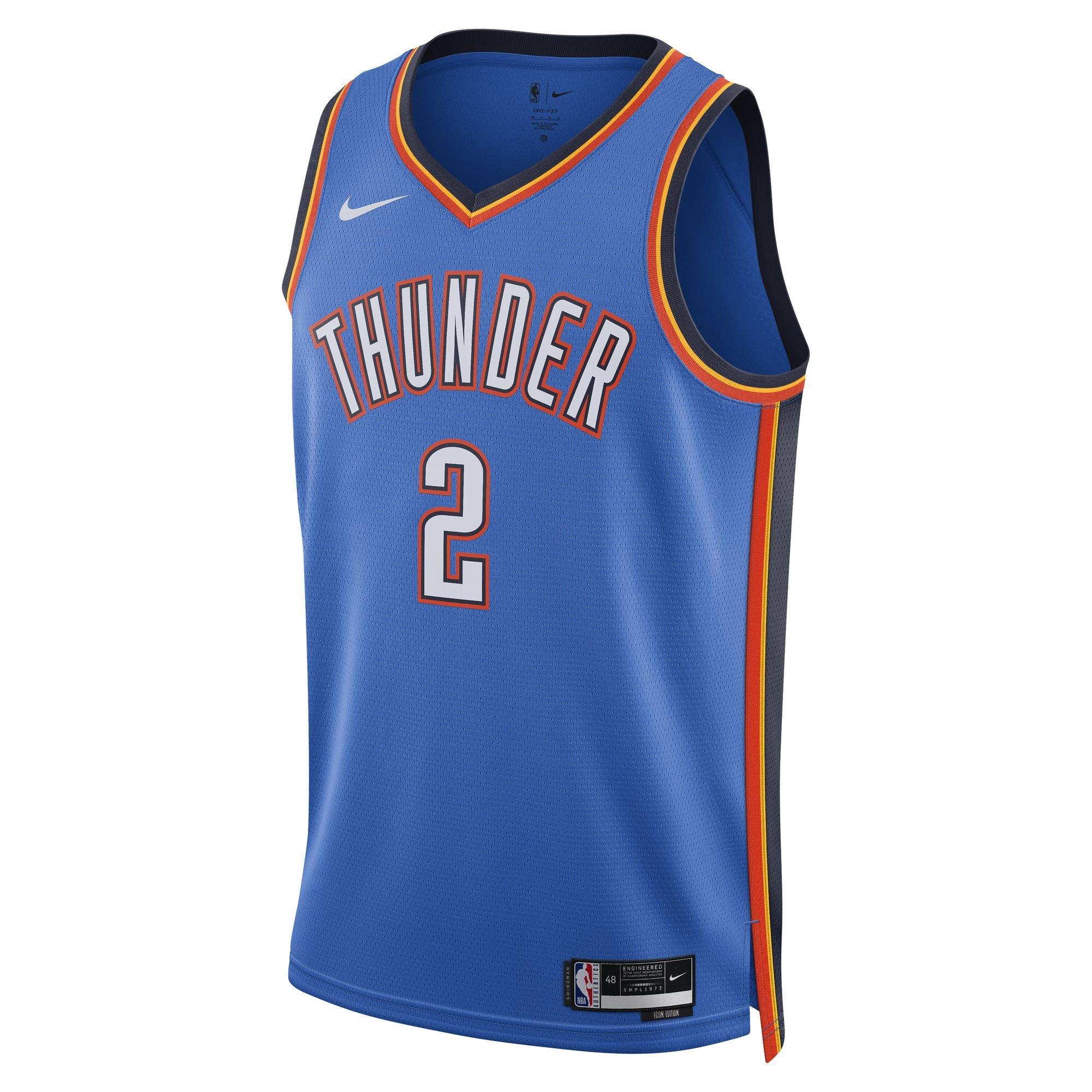 Men's Oklahoma City Thunder Swingman Gilgeous Icon Jersey