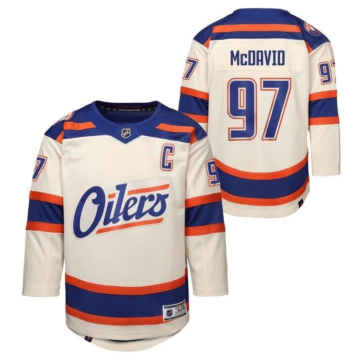 Kids' Edmonton Oilers McDavid Premier Third Jersey