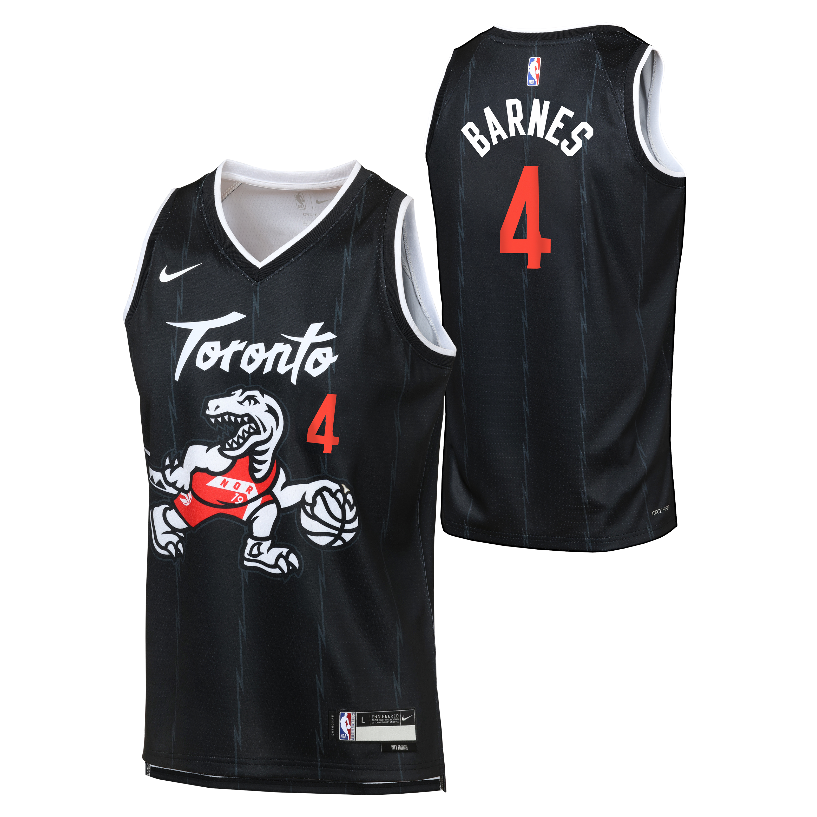 Youth Toronto Raptors City Edition 2025/26 Scottie Barnes Swingman Jersey