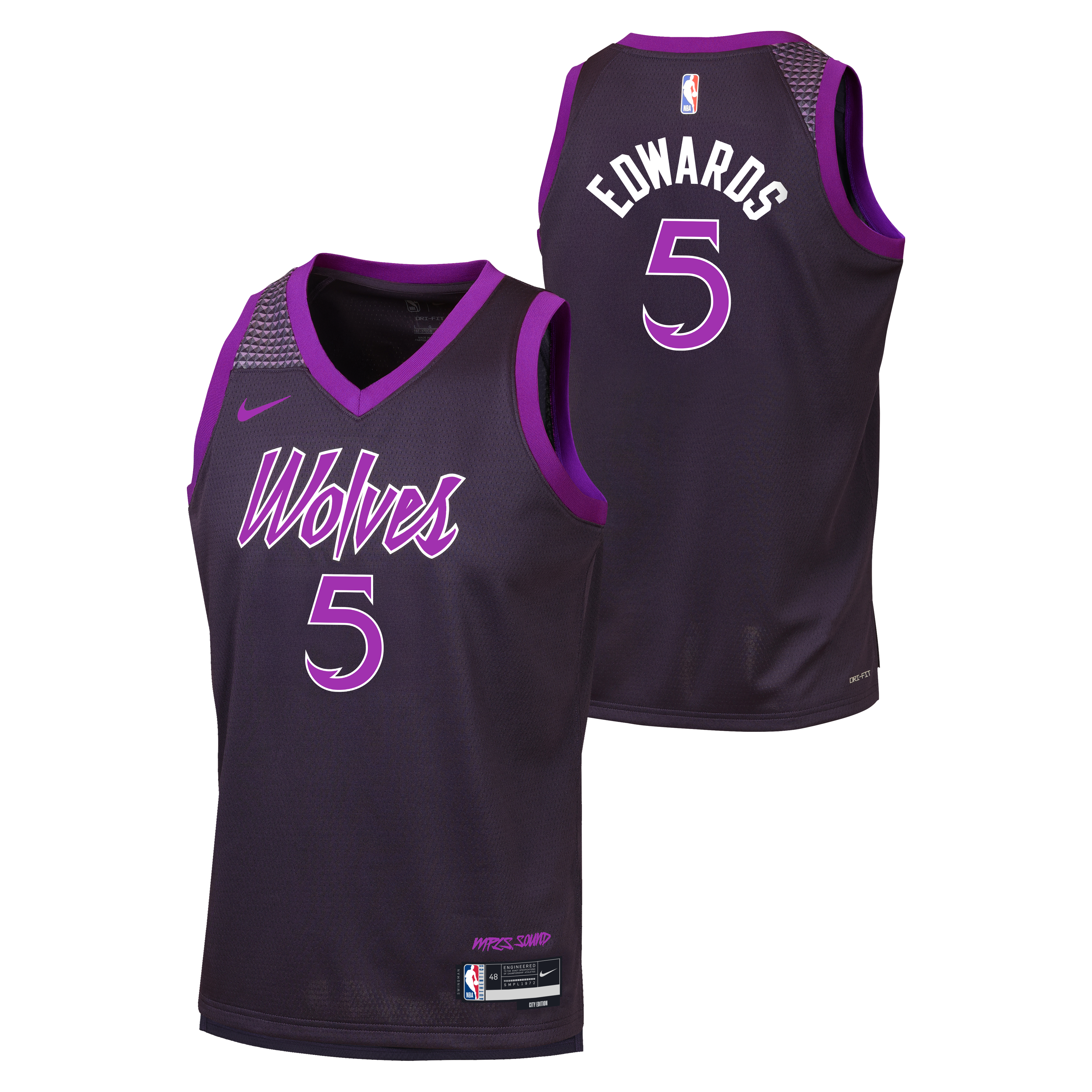 Youth Minnesota Timberwolves Anthony Edwards Jersey