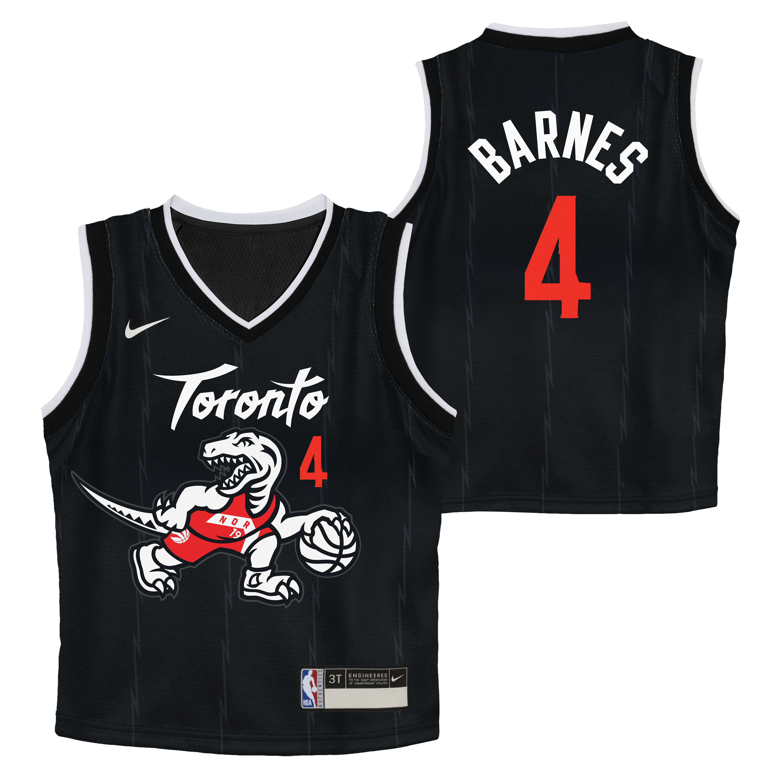 Infants' Toronto Raptors City Edition Scottie Barnes Replica Jersey