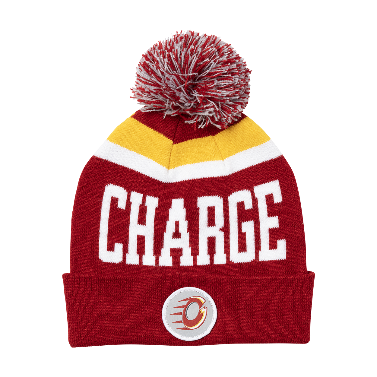 PWHL Ottawa Charge Patch Knit Pom Beanie
