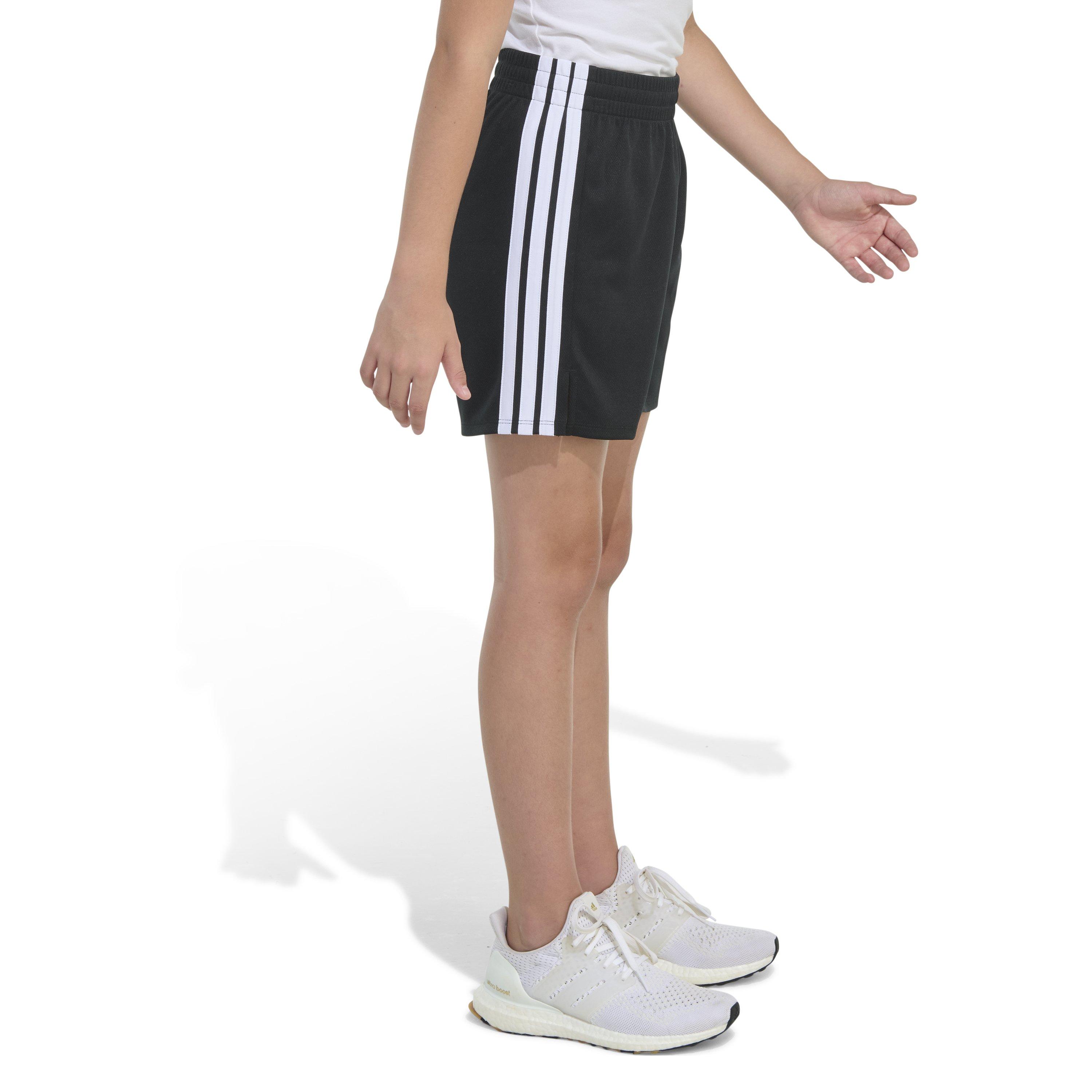 Girls' 3-Stripe Mesh Shorts