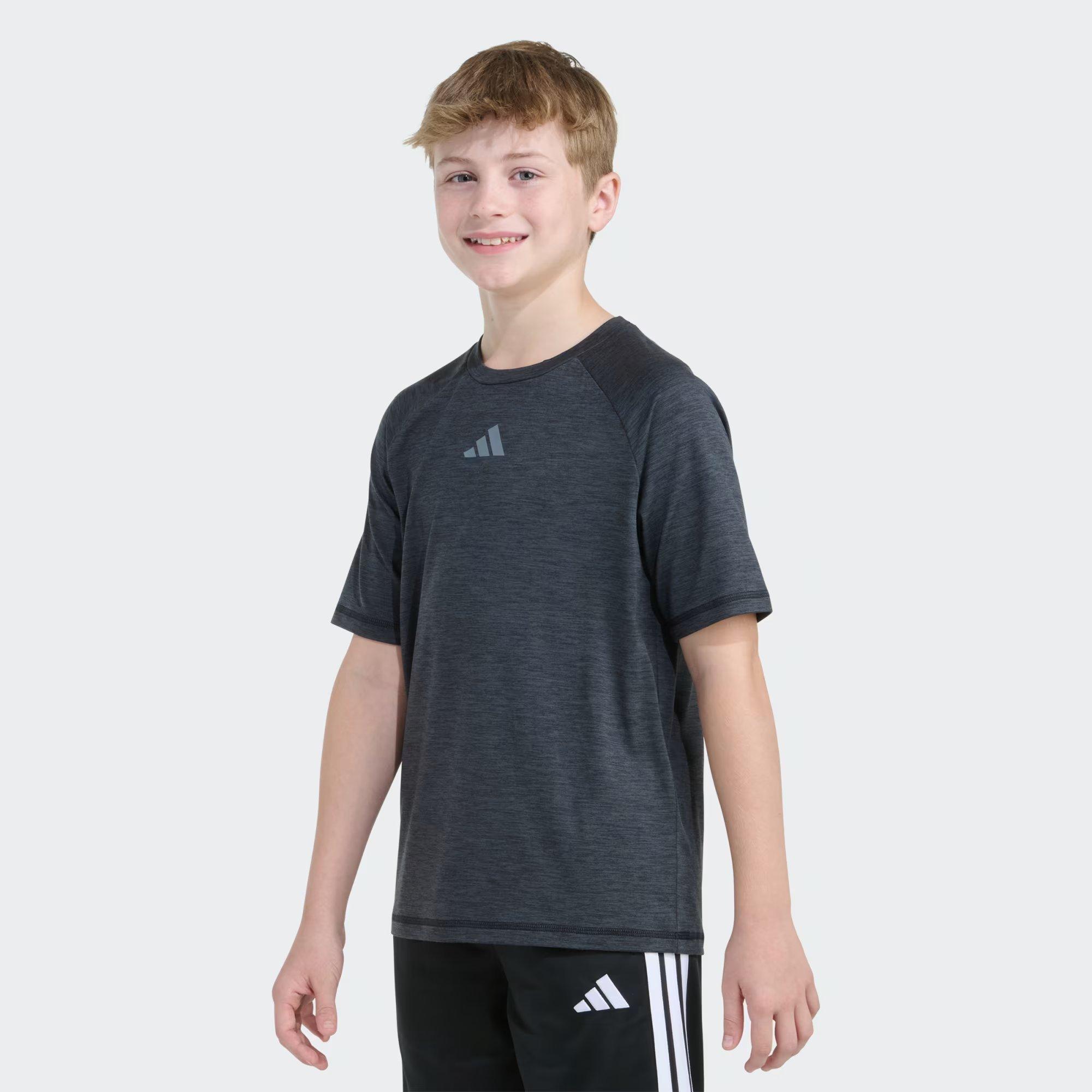 Boys' Train Essentials Raglan Melange T-Shirt