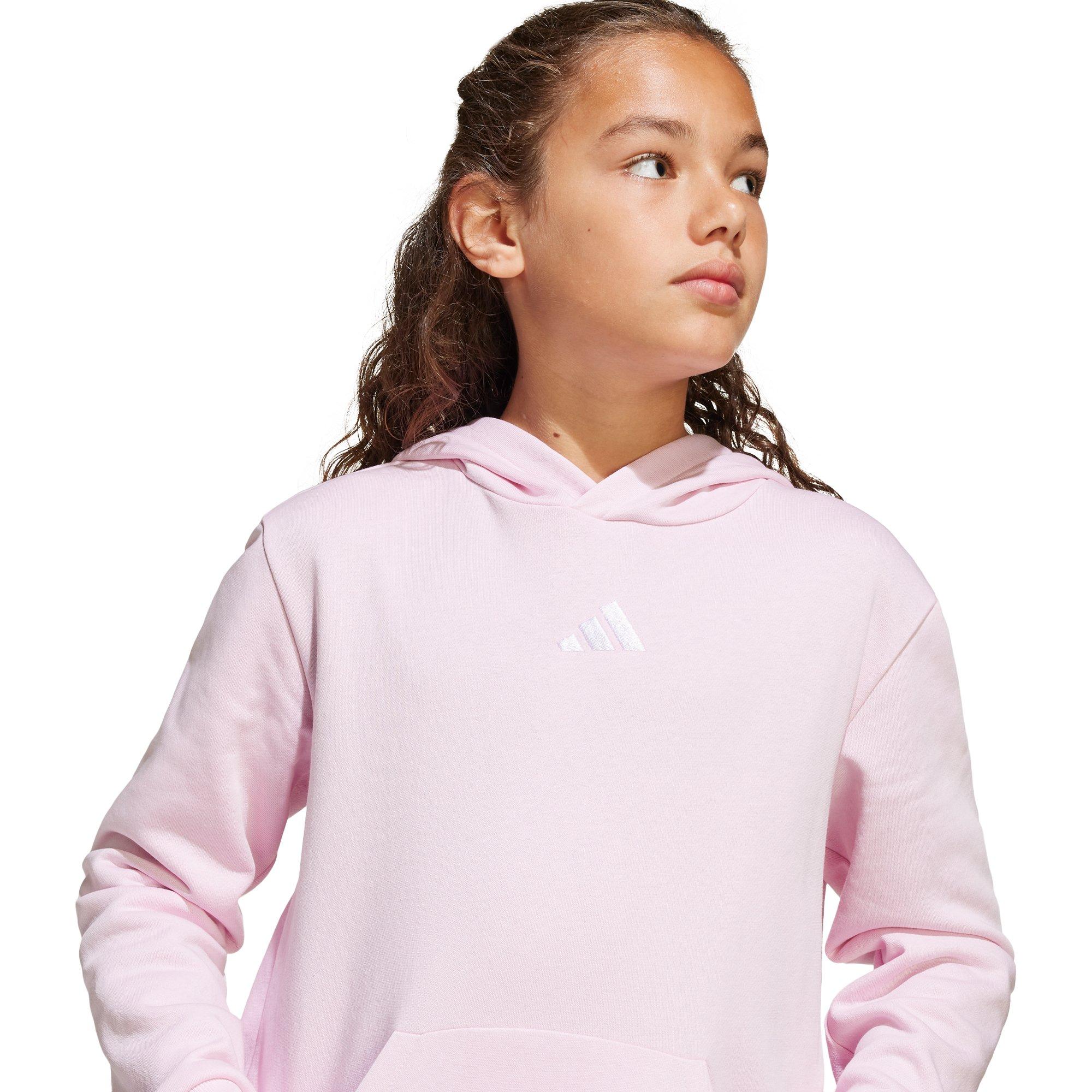 Girls' Essentials Small Logo Fleece Hoodie