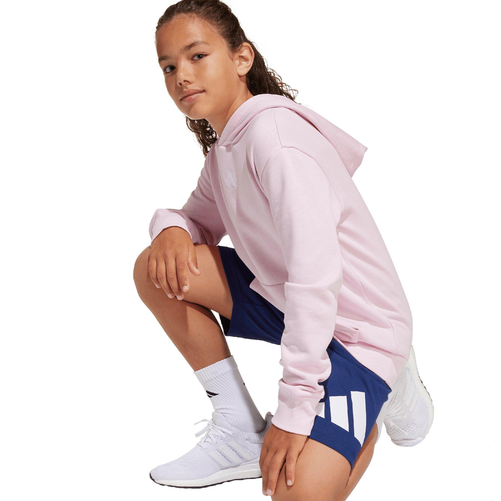 Girls' Essentials Small Logo Fleece Hoodie