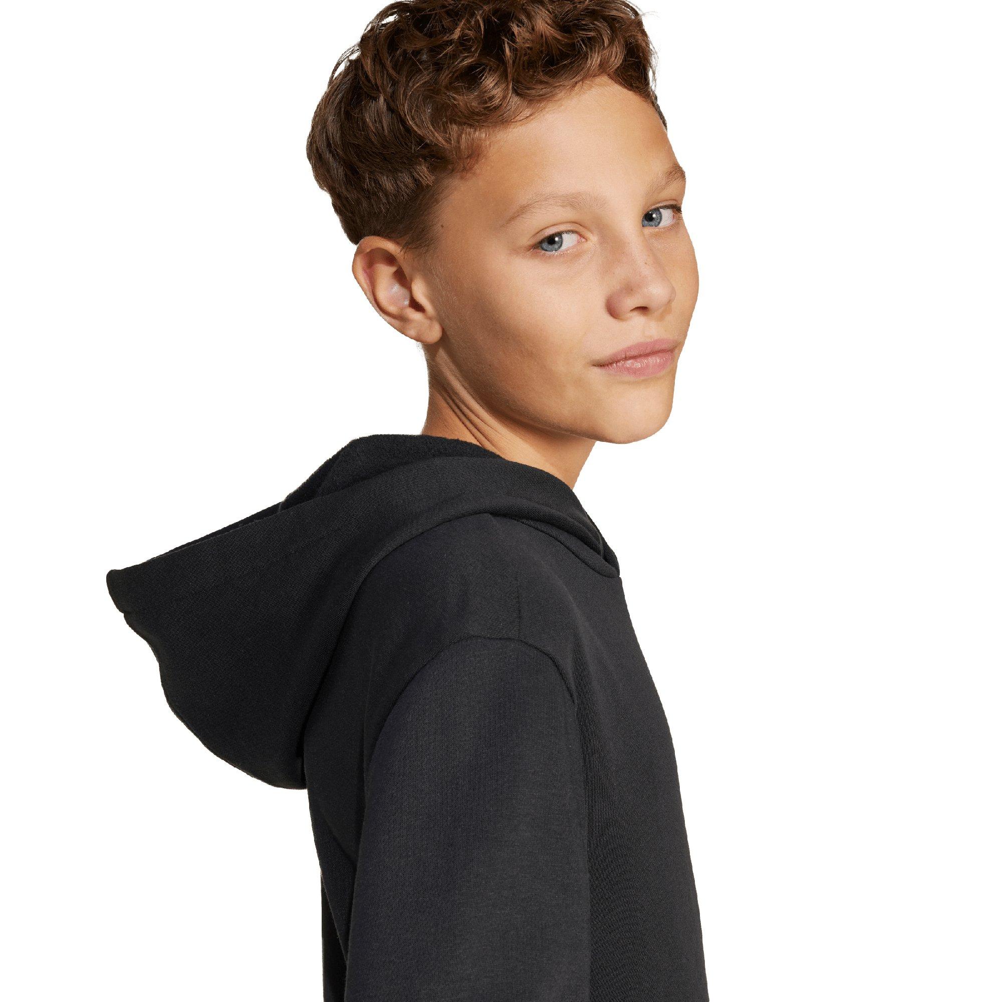 Boys' Essentials Small Logo Fleece Hoodie