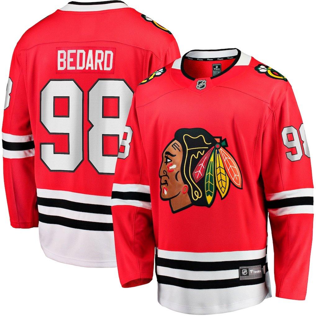 Men's Chicago Blackhawks Connor Bedard Home Breakaway Jersey